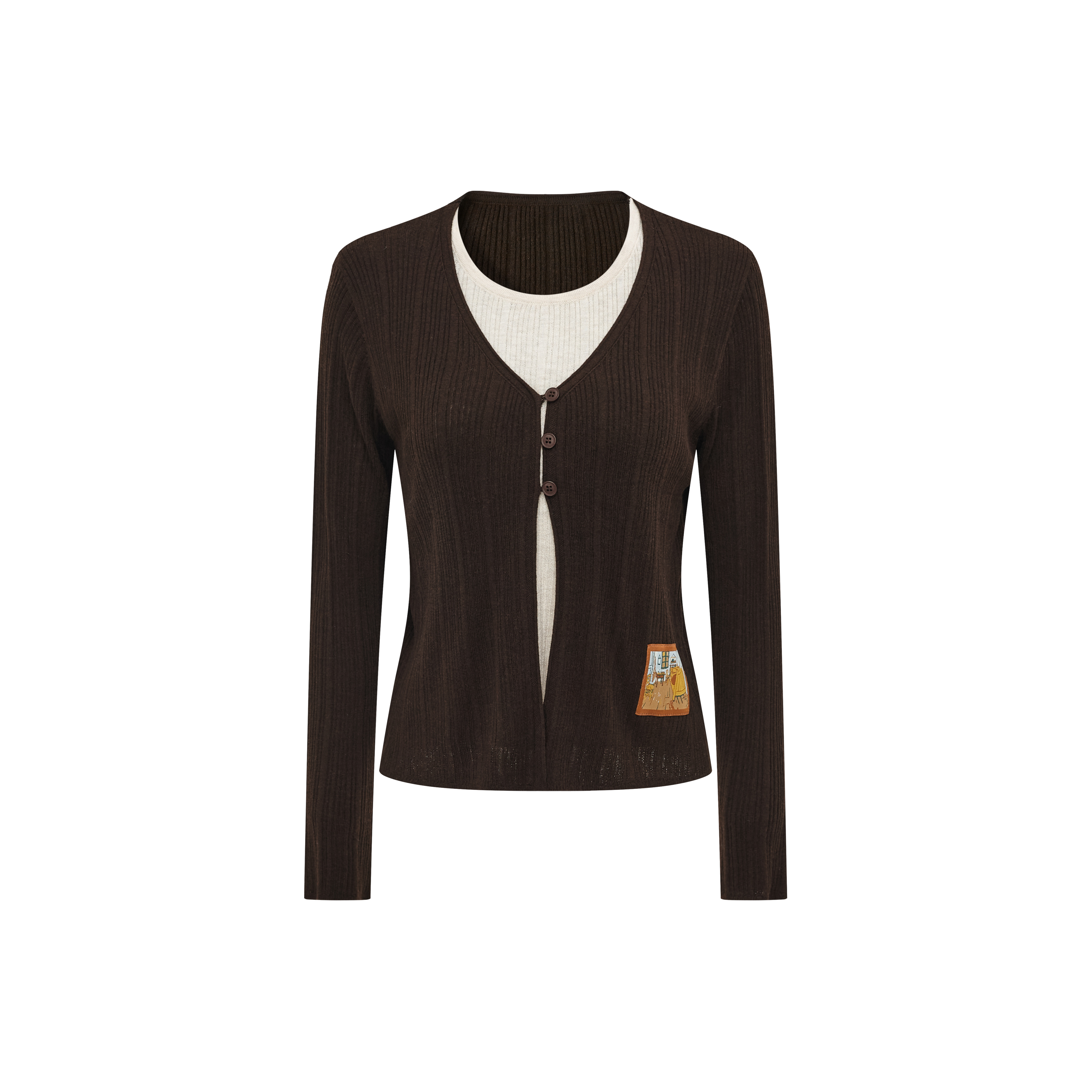 Relaxed-fit basic knit sweater-LYONSENS