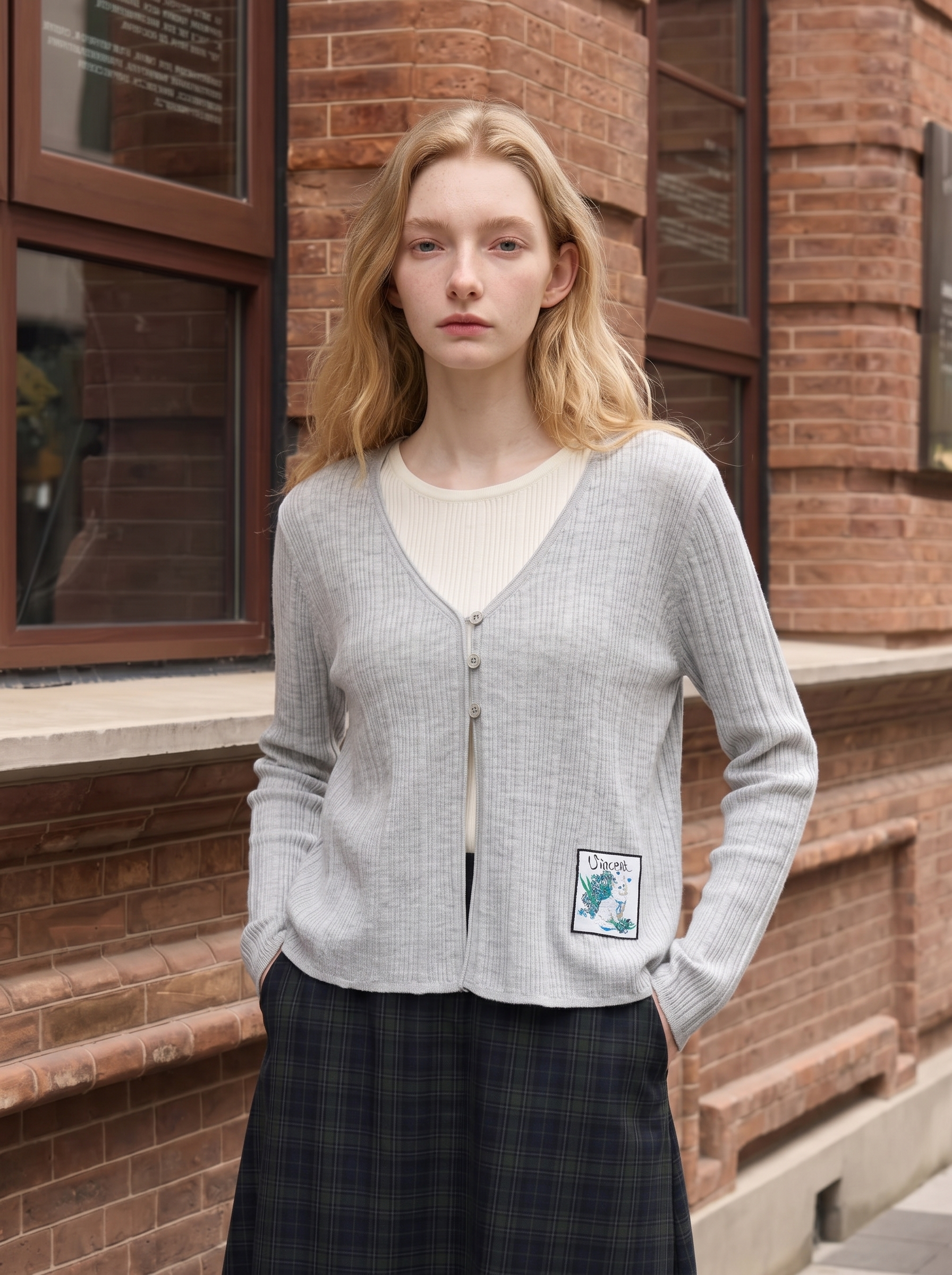 Relaxed-fit basic knit sweater-LYONSENS