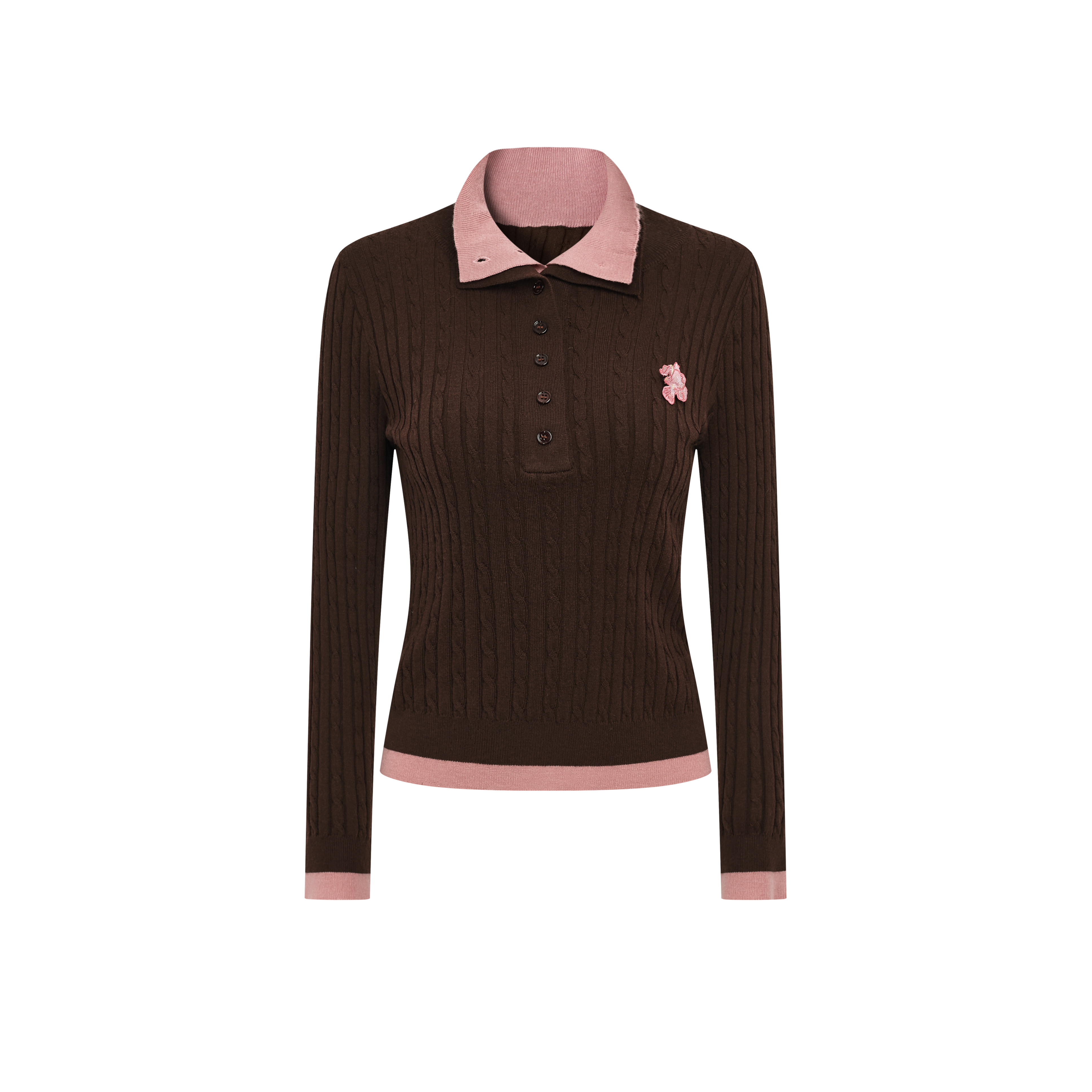 Vintage Casual Crew Neck Knit Sweater-LYONSENS