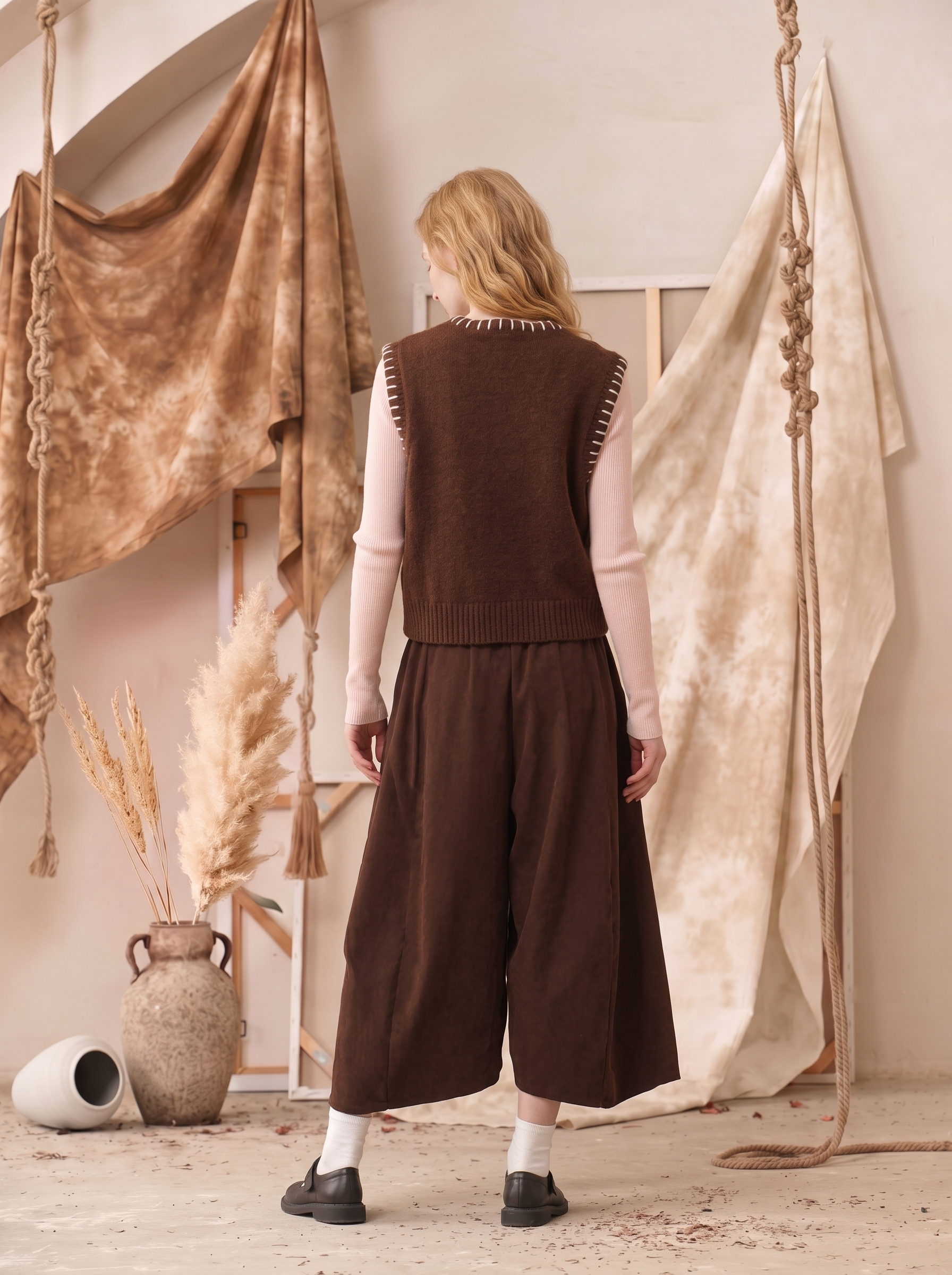 Oversized Pocket Loose-Fit Mid-Length Shorts-LYONSENS