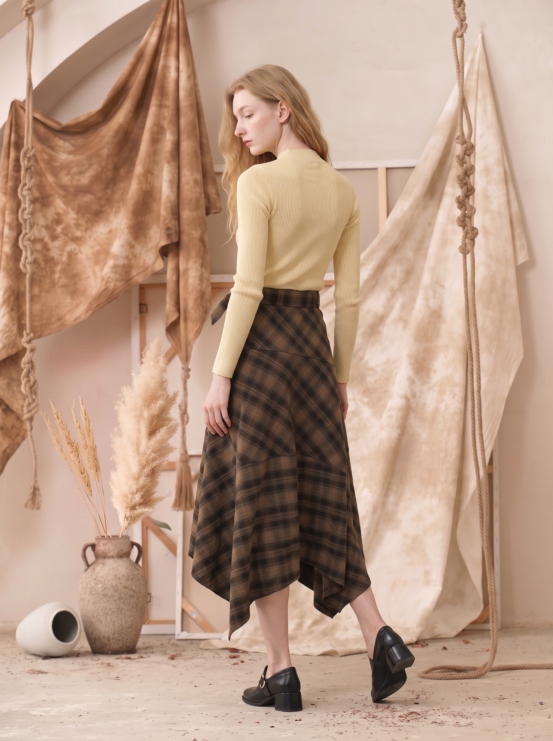 Floral Patchwork Dress-LYONSENS