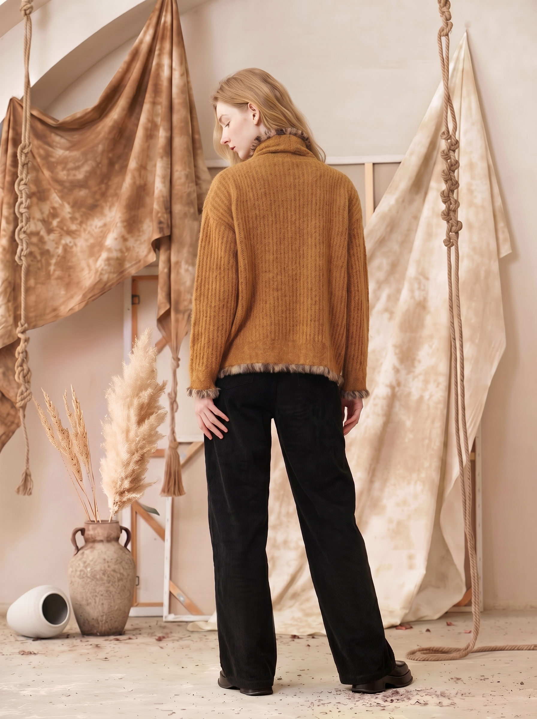 Color-Block Patchwork Straight-Leg Shorts-LYONSENS