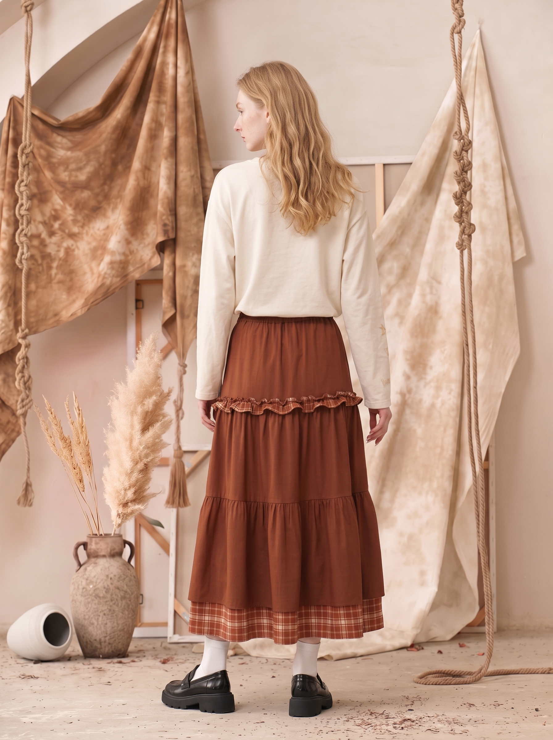 Ruffled Skirt-LYONSENS