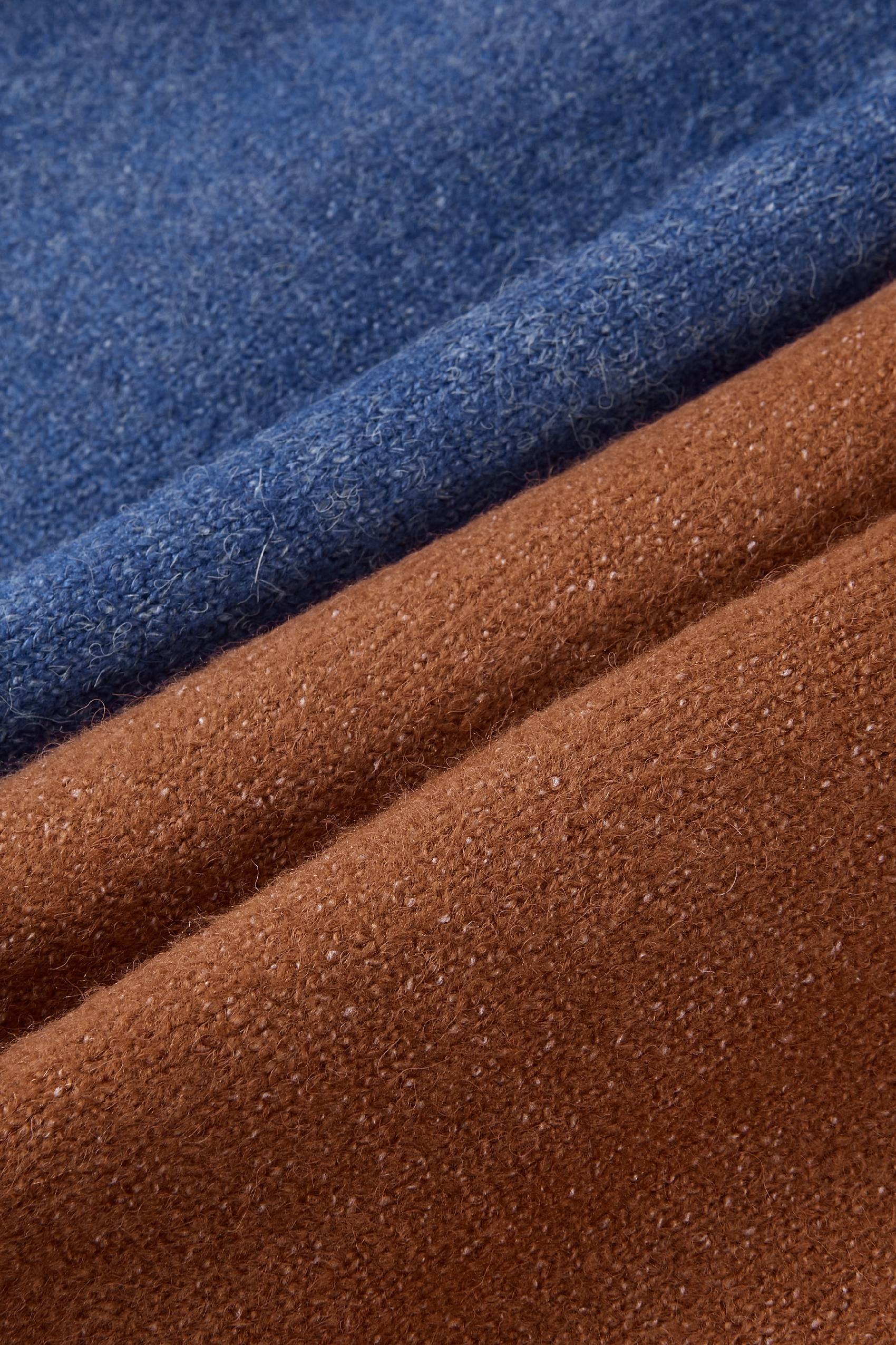 Round-neck jacquard sweater with tassels