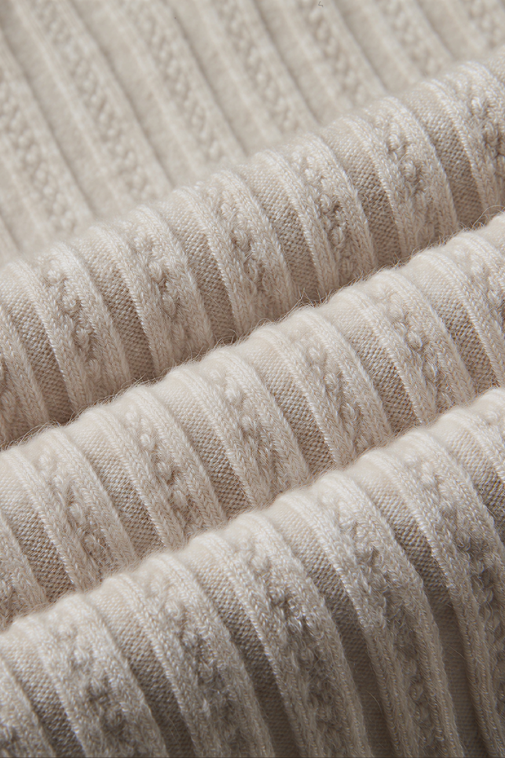 Van Gogh-Inspired Lace-Trim Knit Base Top