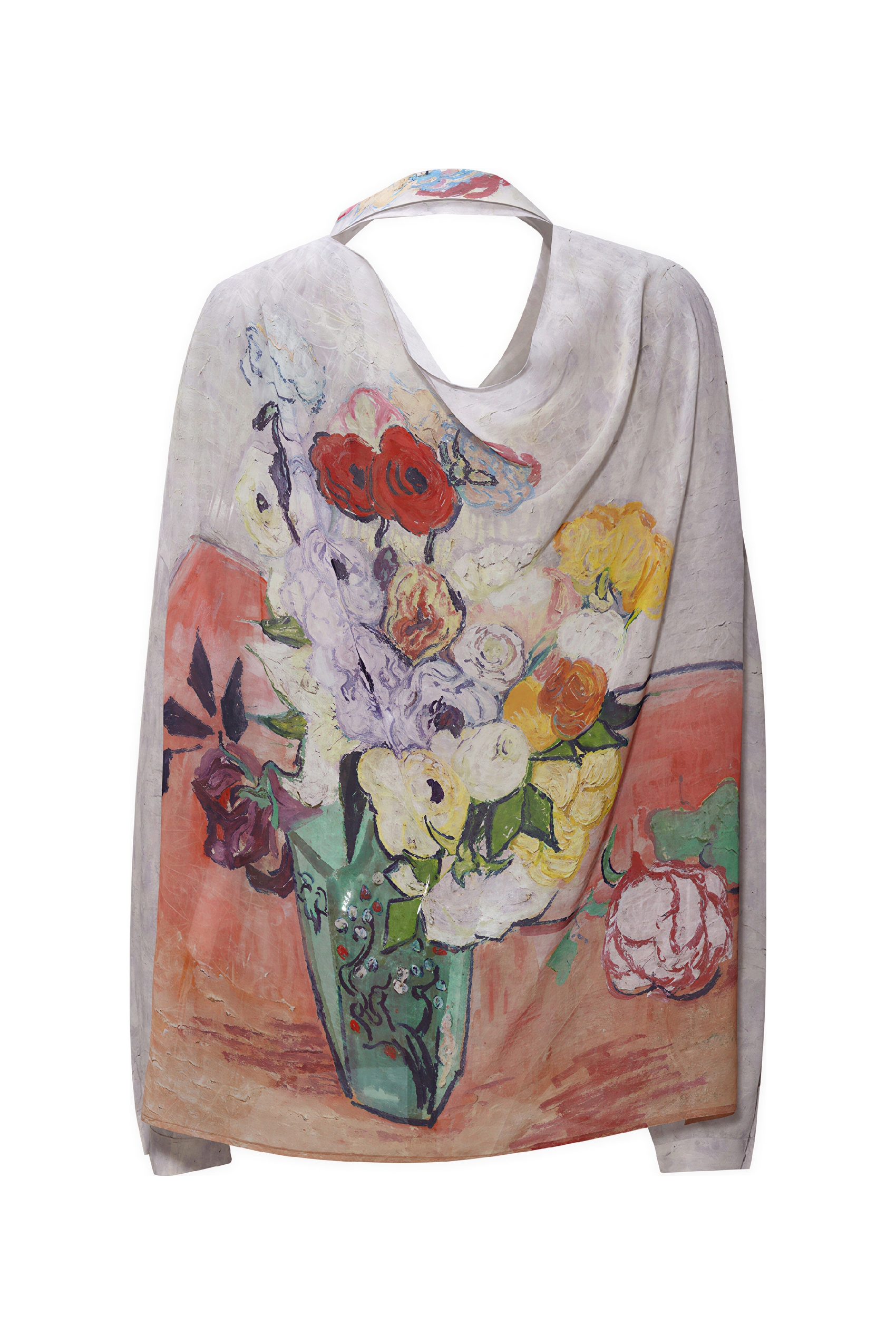 Van Gogh-Inspired Lightweight Long-Sleeve Shirt