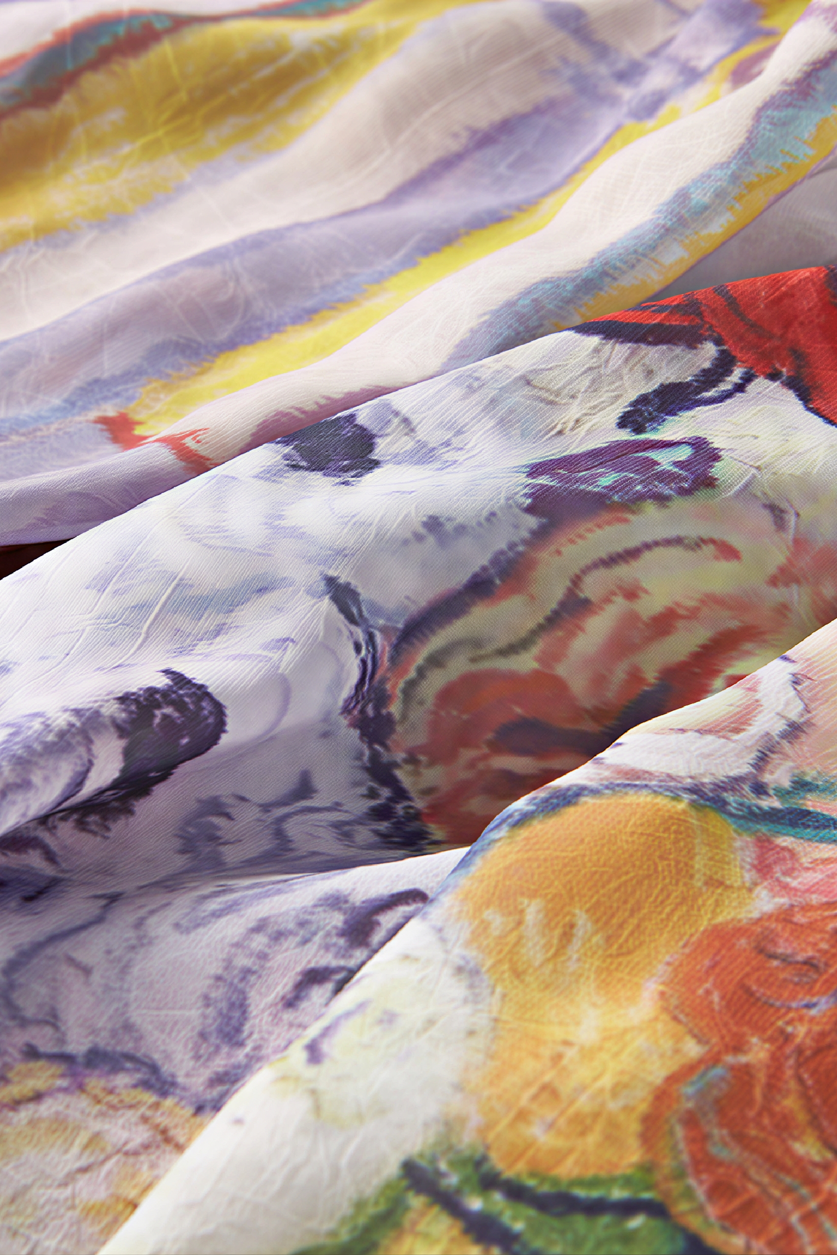 Van Gogh-Inspired Lightweight Long-Sleeve Shirt