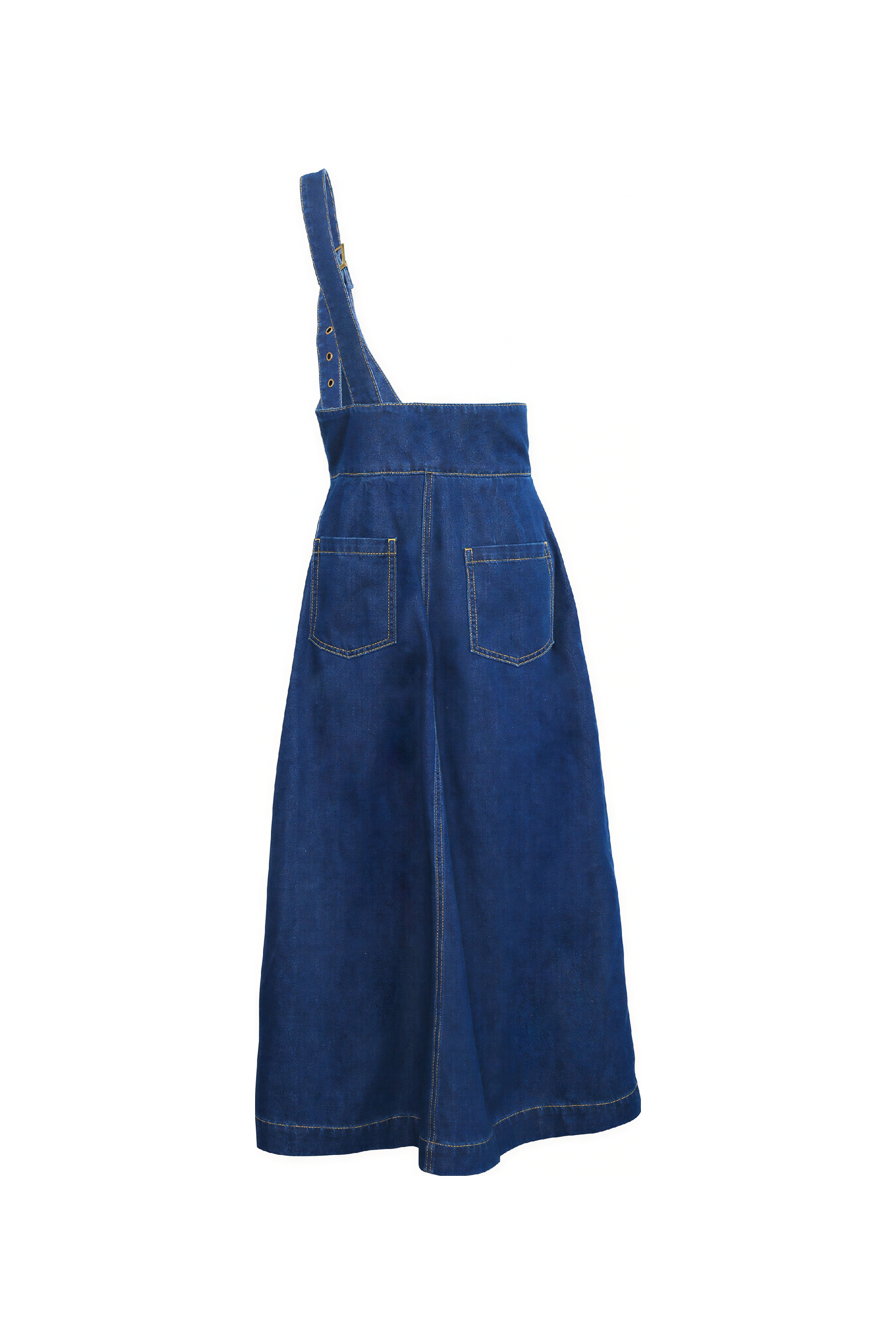 Petite High-Rise A-Line Jean Skirt