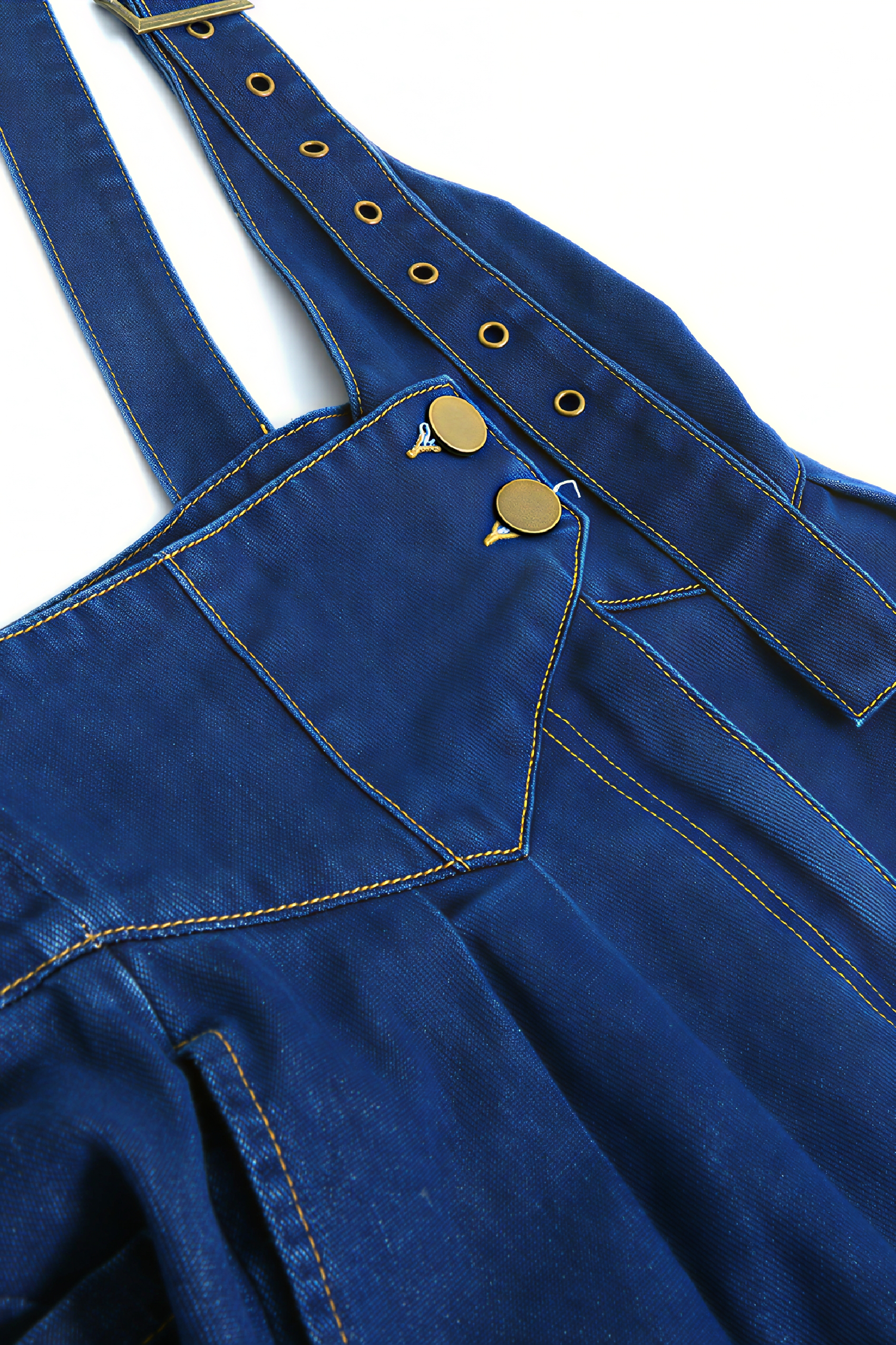 Petite High-Rise A-Line Jean Skirt