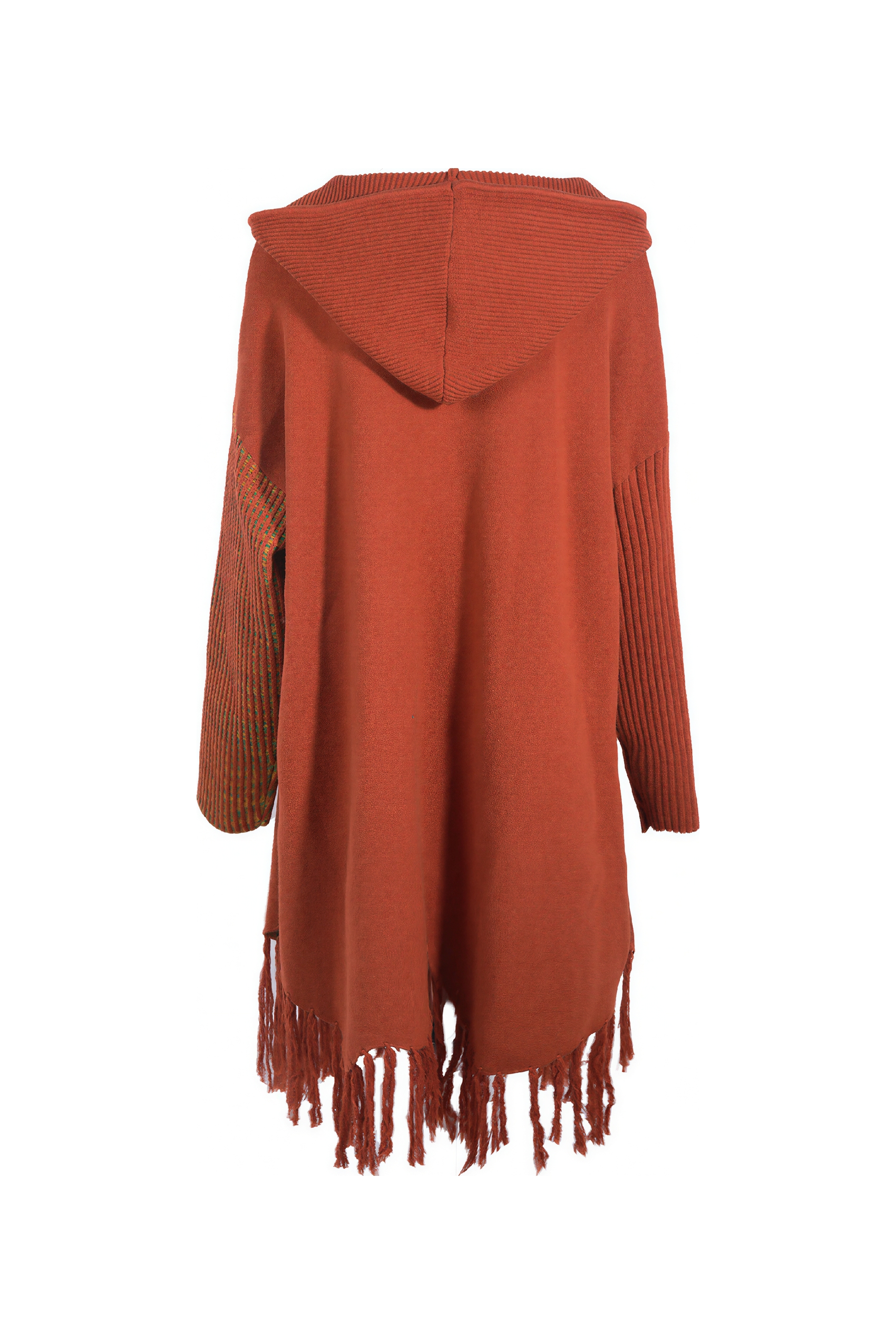 Van Gogh-Inspired Knit Poncho Cape Cardigan