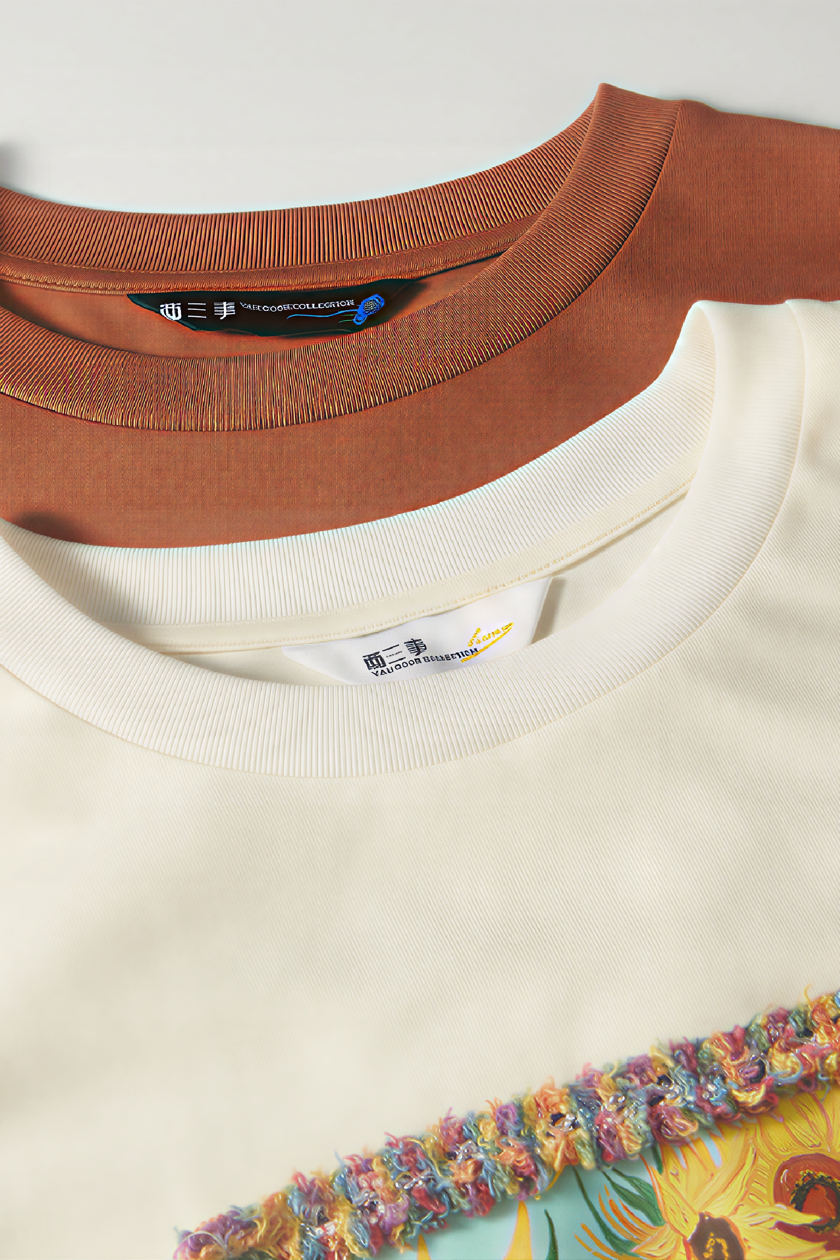 ゴッホにインスパイアされた長袖Tシャツ