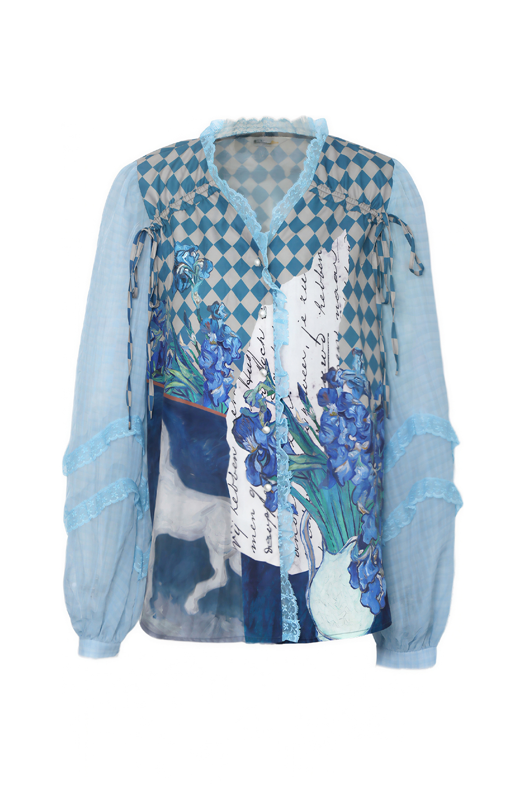 Designer Chiffon Sun-Protection Shirt