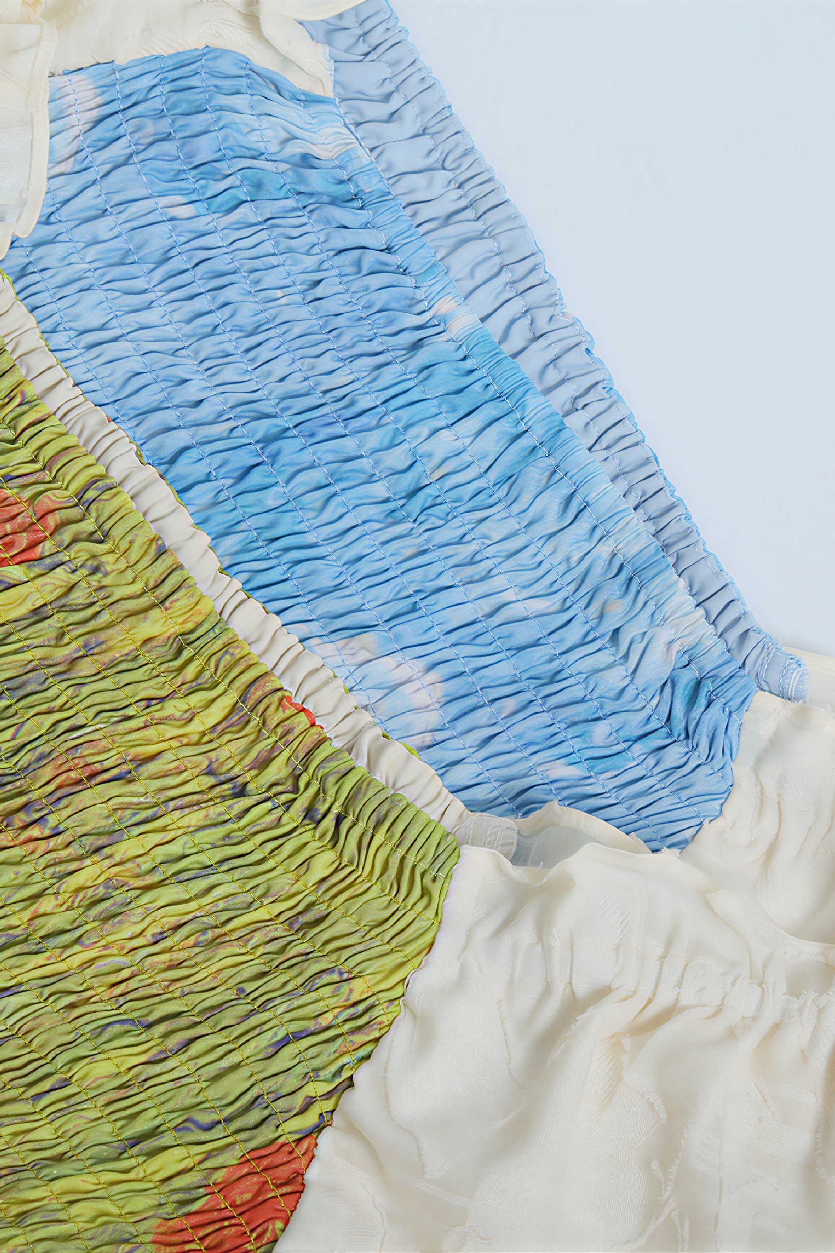 Van Gogh-Inspired Waist-Defined Dress-LYONSENS
