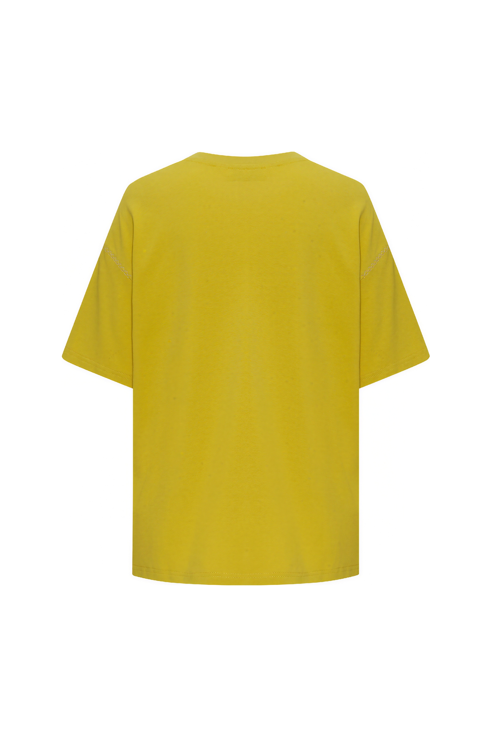 ゴッホにインスパイアされた白いコットンアートプリントTシャツ