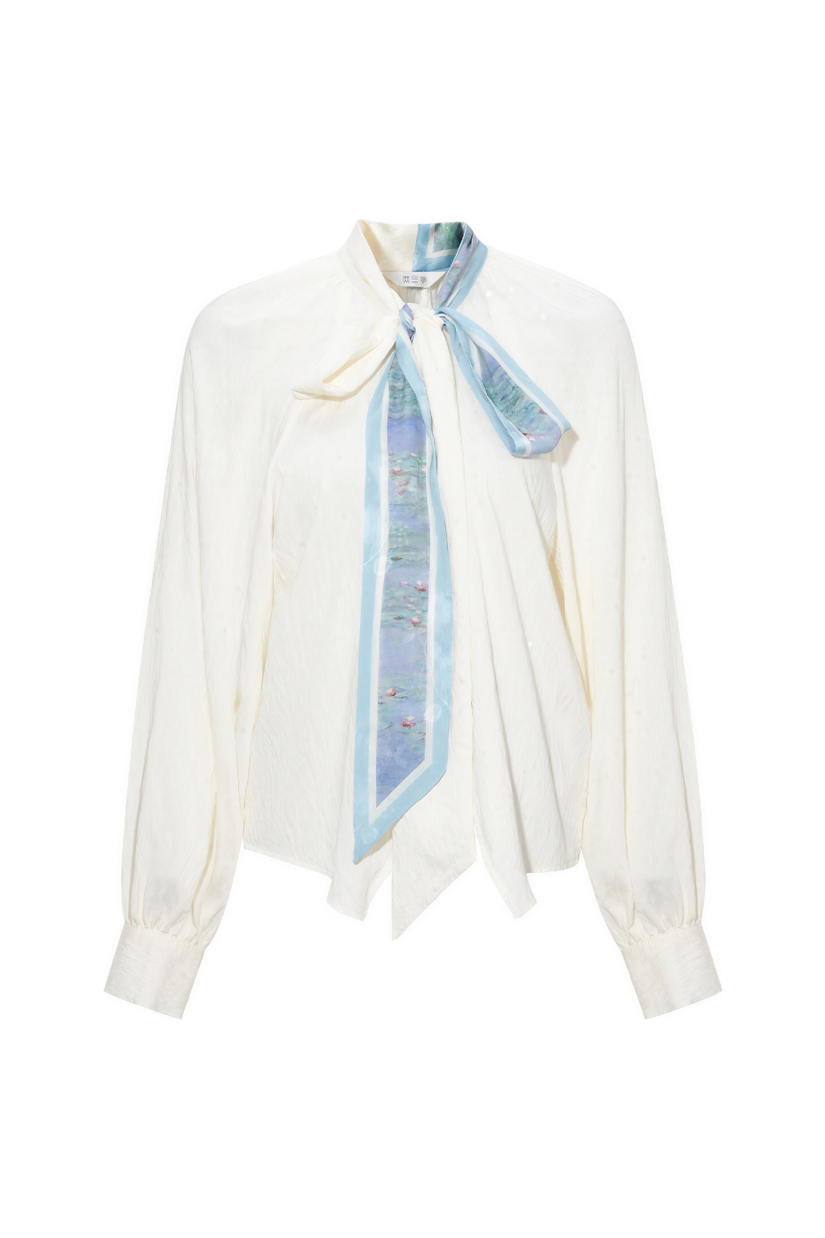 Monet-Inspired French Designer Cropped Shirt-LYONSENS