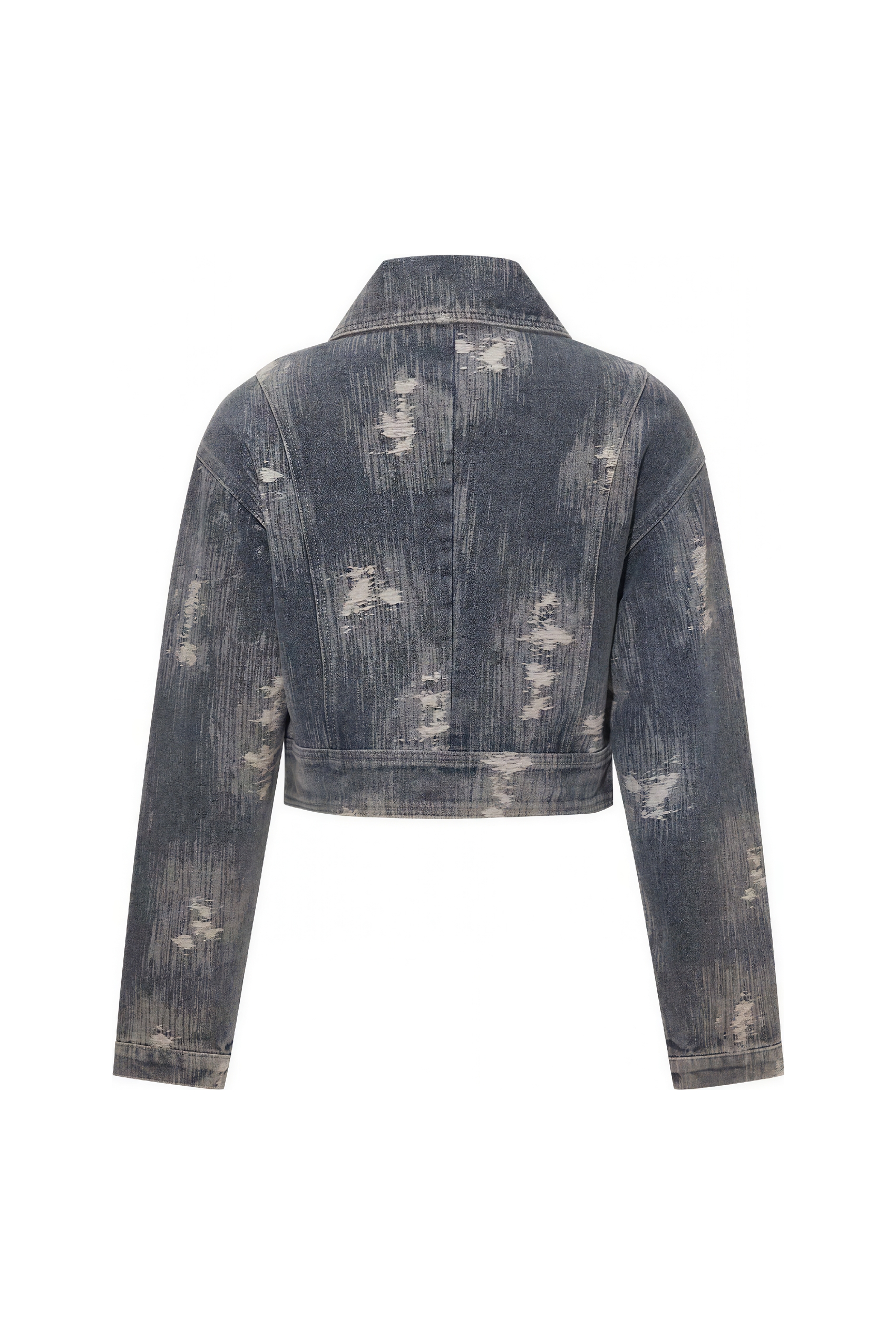 Vintage Washed Pocket Denim Jacket