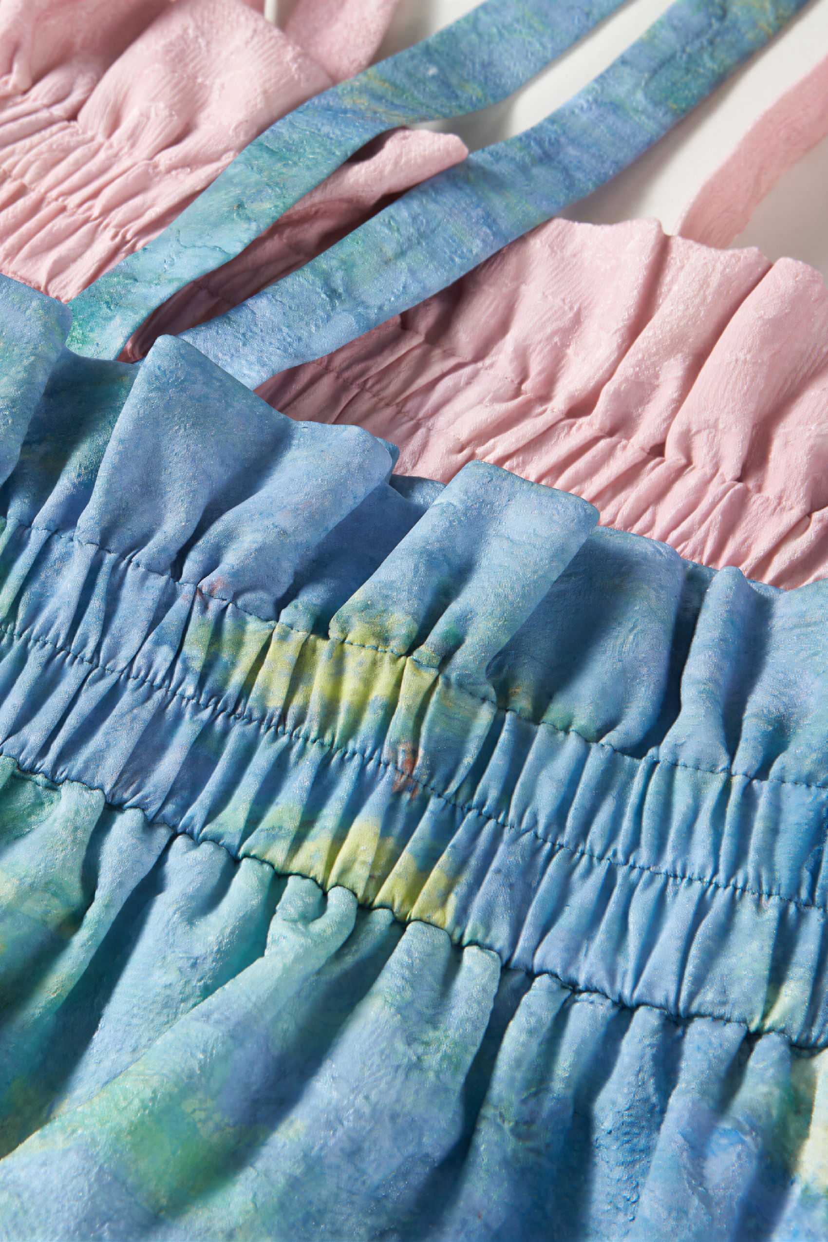 Monet-Inspired Oil Painting Print Skirt