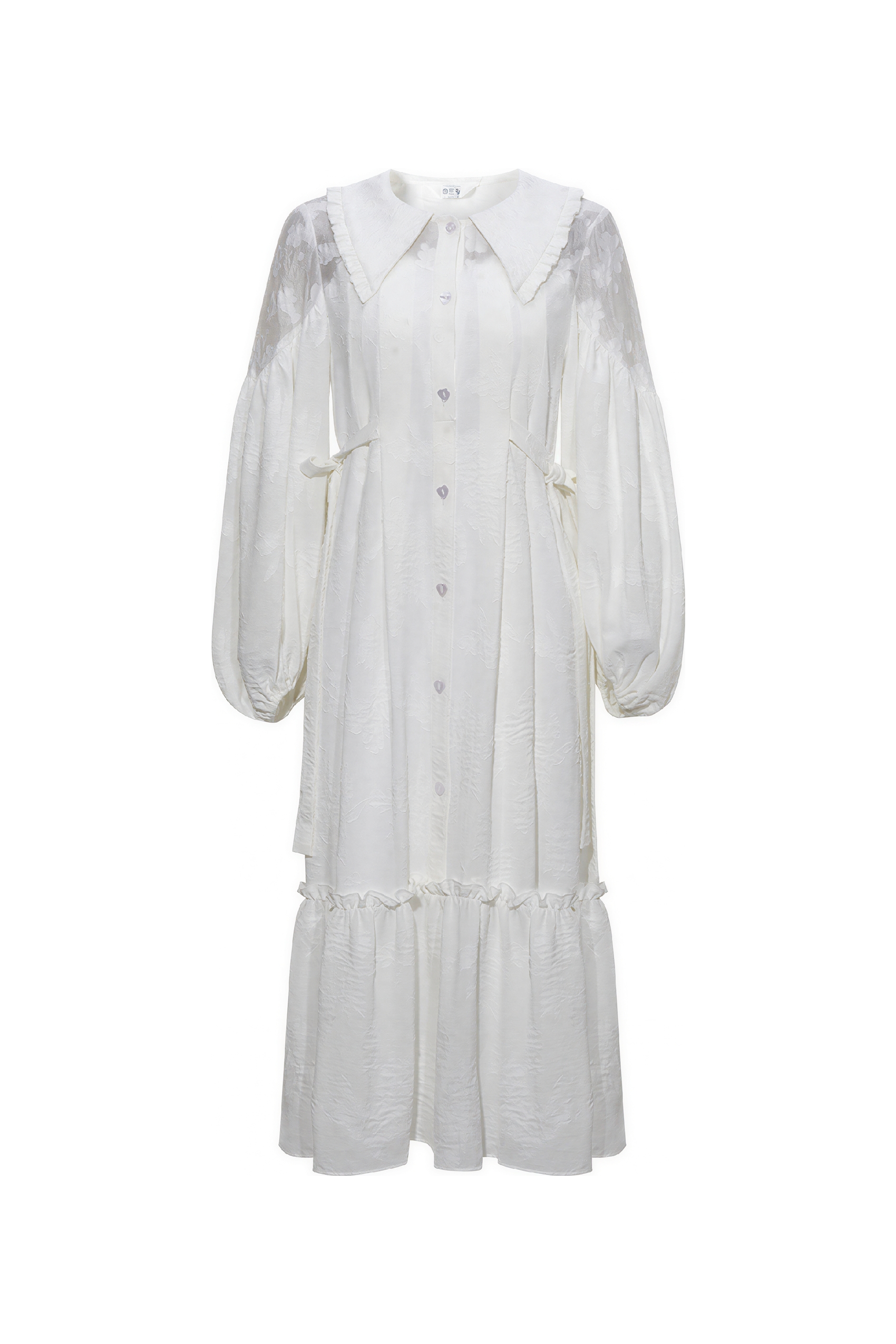 White Lace Layering Dress