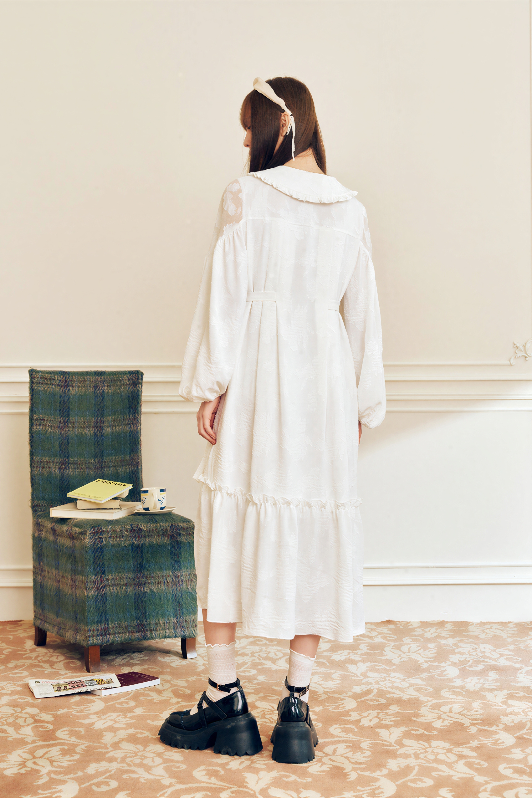 White Lace Layering Dress