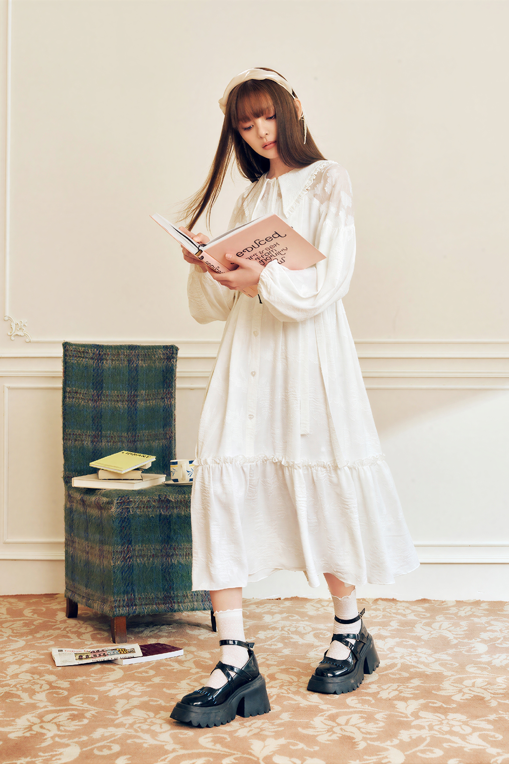 White Lace Layering Dress