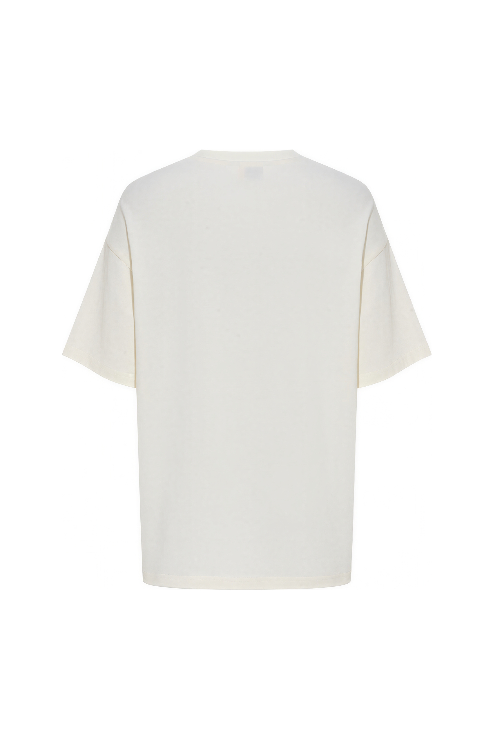 Van Gogh-Inspired Cute Cat Print Tie-Detail T-Shirt