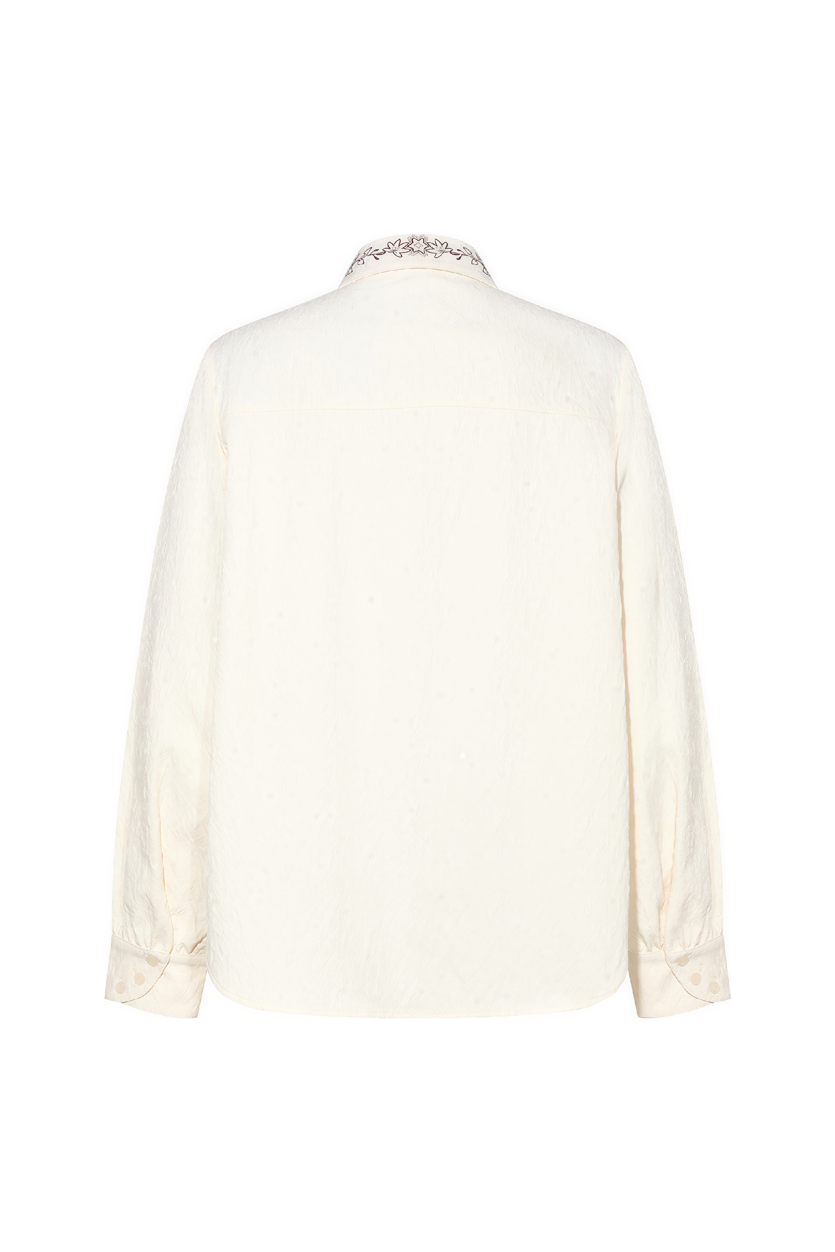 Long-sleeved French-style shirt