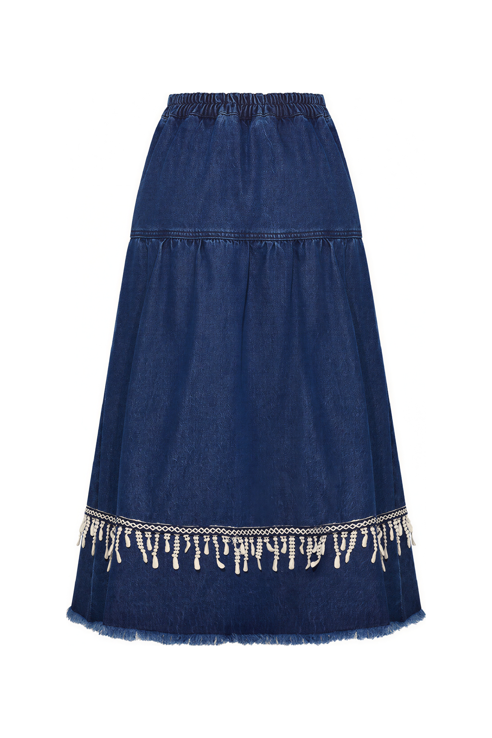 Retro denim skirt