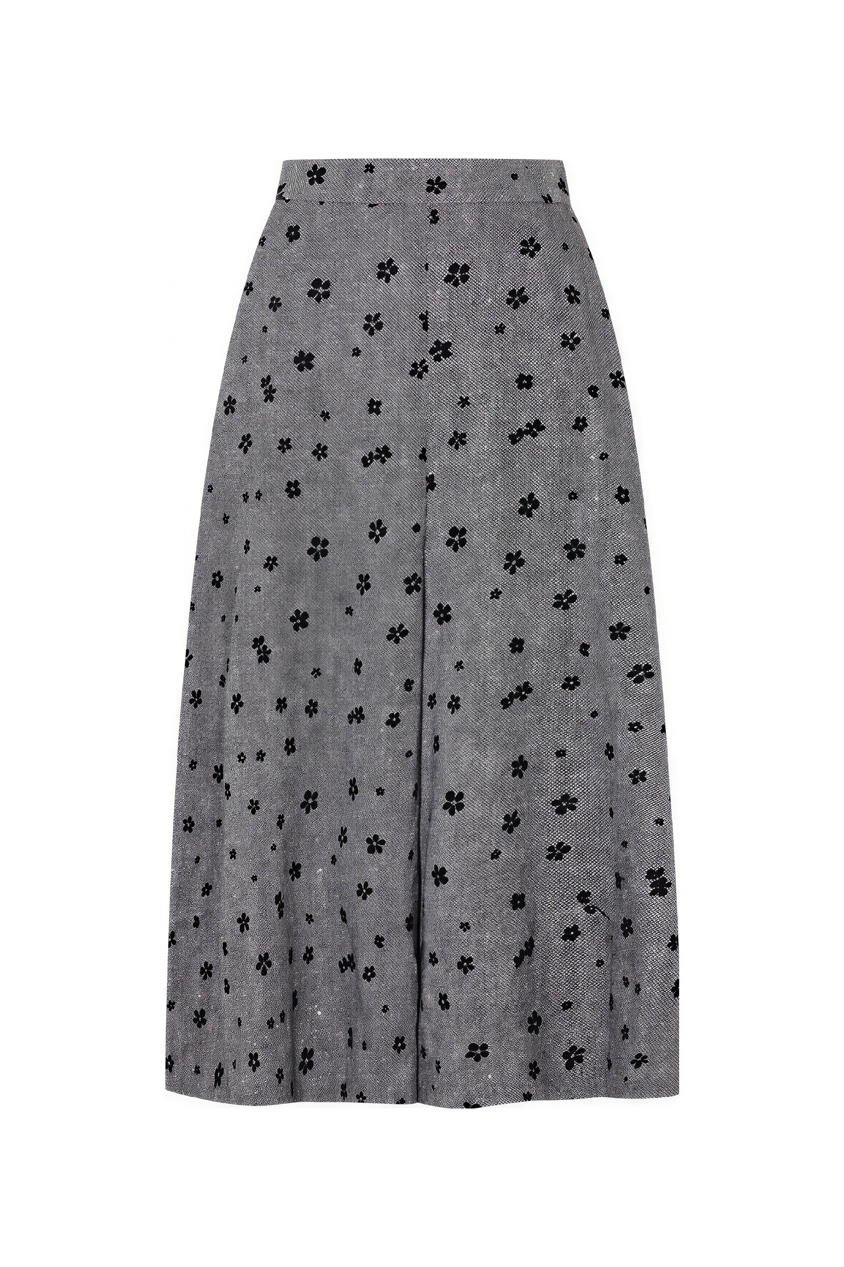 Vintage Floral Wide-Leg Skort | LYONSENS Women's Fashion