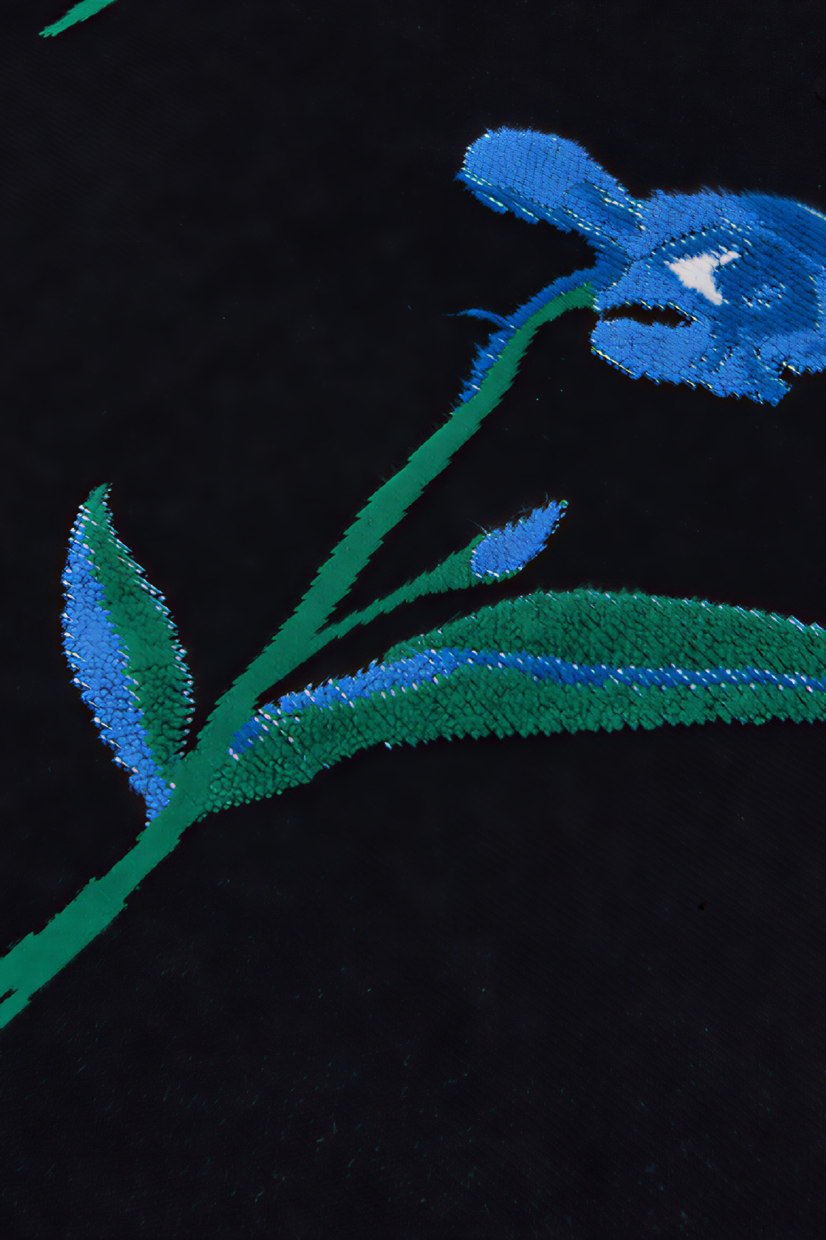 Van Gogh-Inspired Elegant Knit Sweater Dress