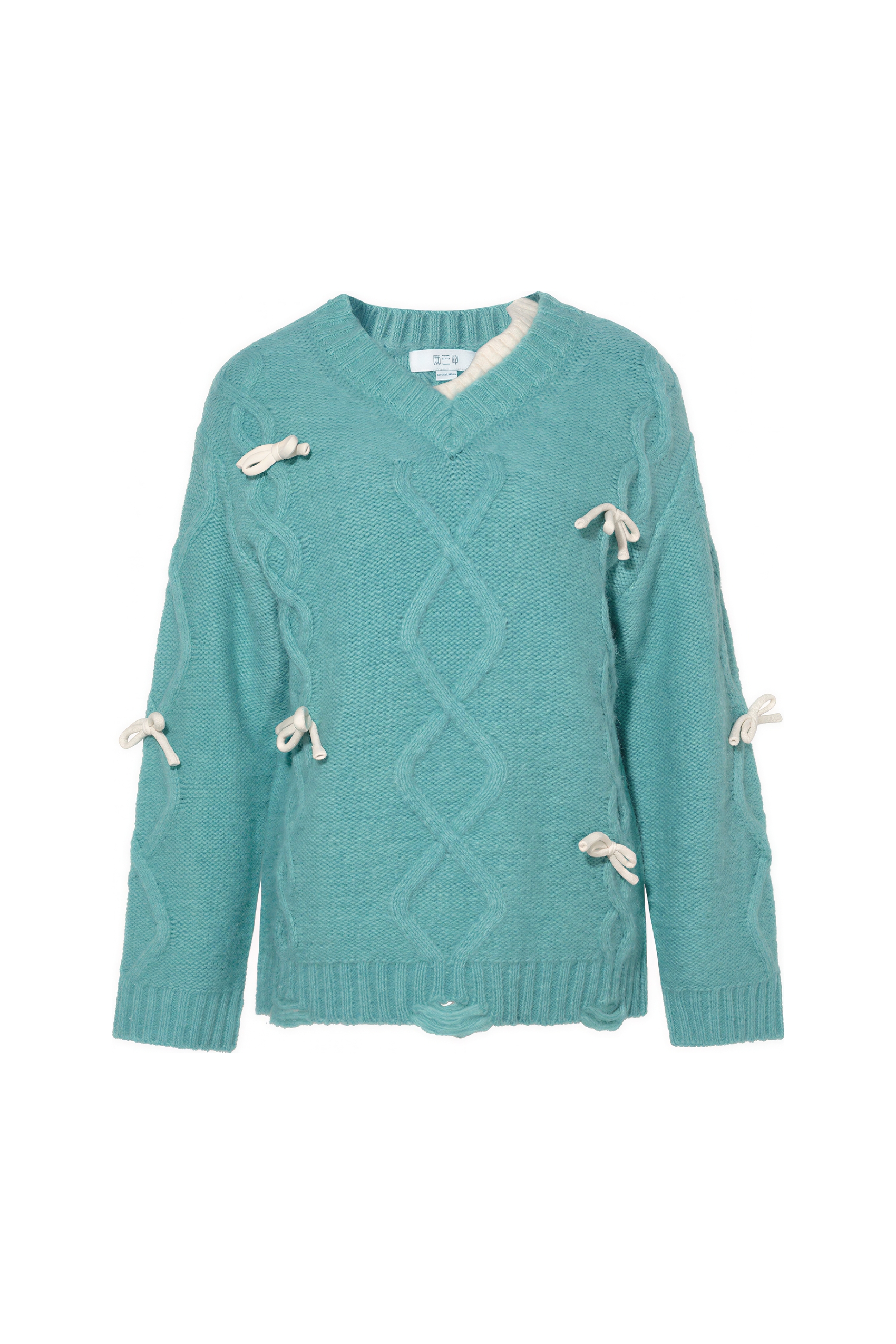 Relaxed Drawstring Pullover Sweater