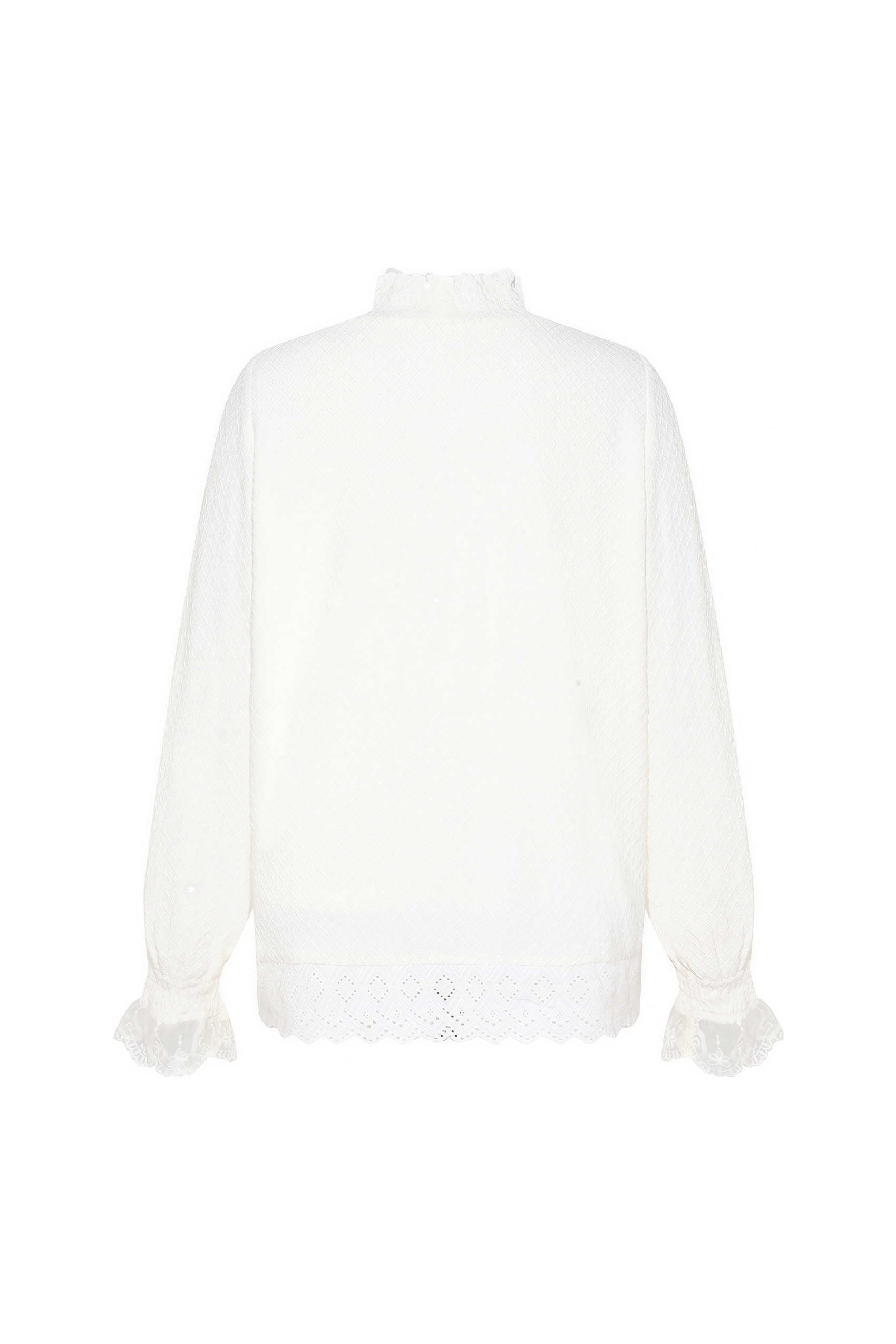 Van Gogh-Inspired Lace Knit Base Top