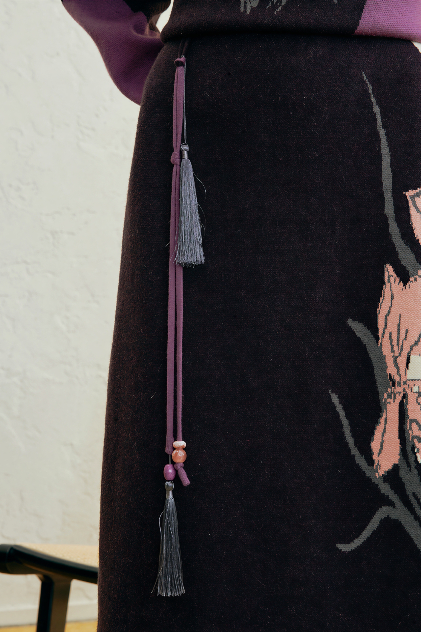 New stylish knitted suit