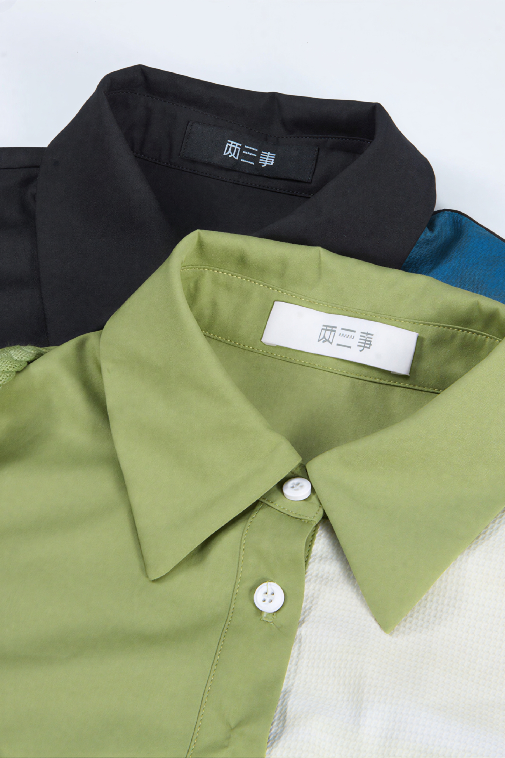 Vintage printed long-sleeved shirt