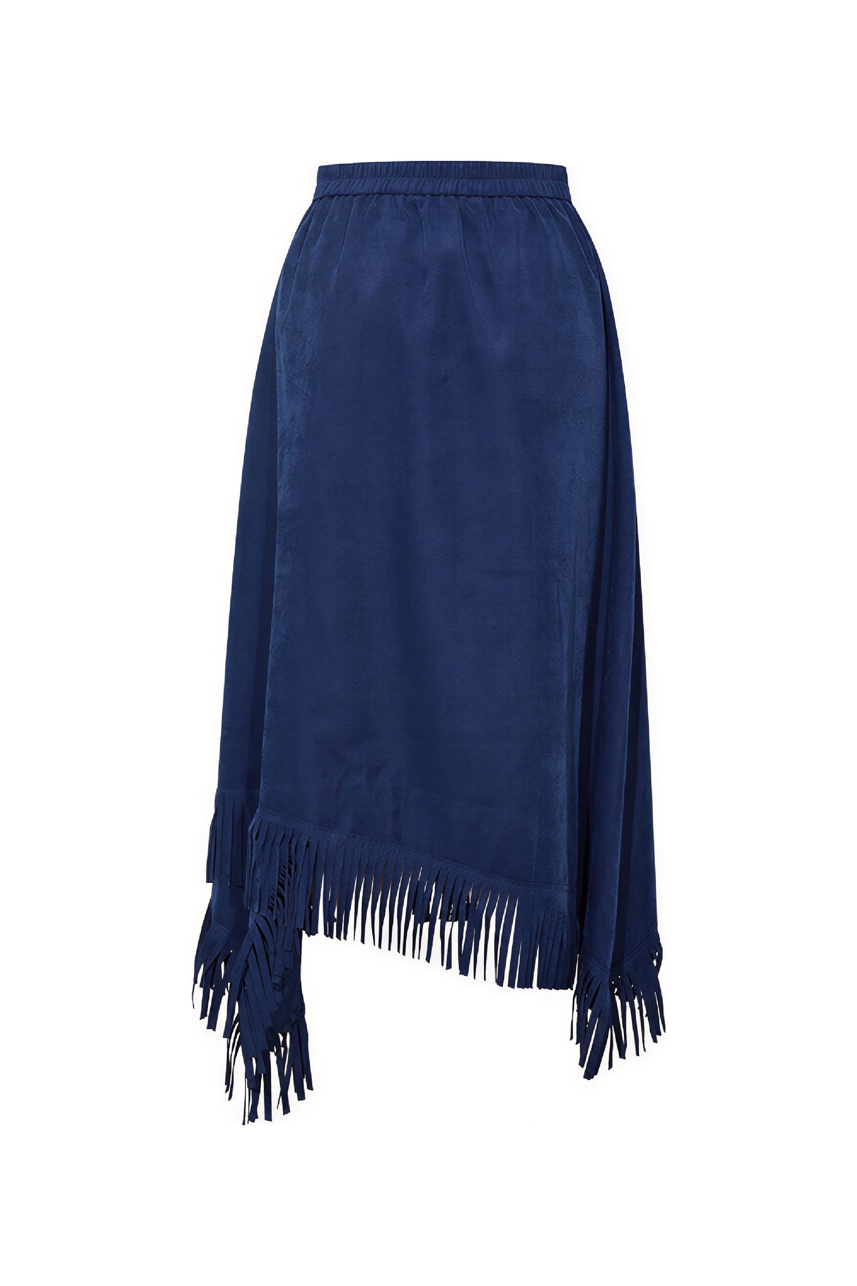 Retro print midi skirt