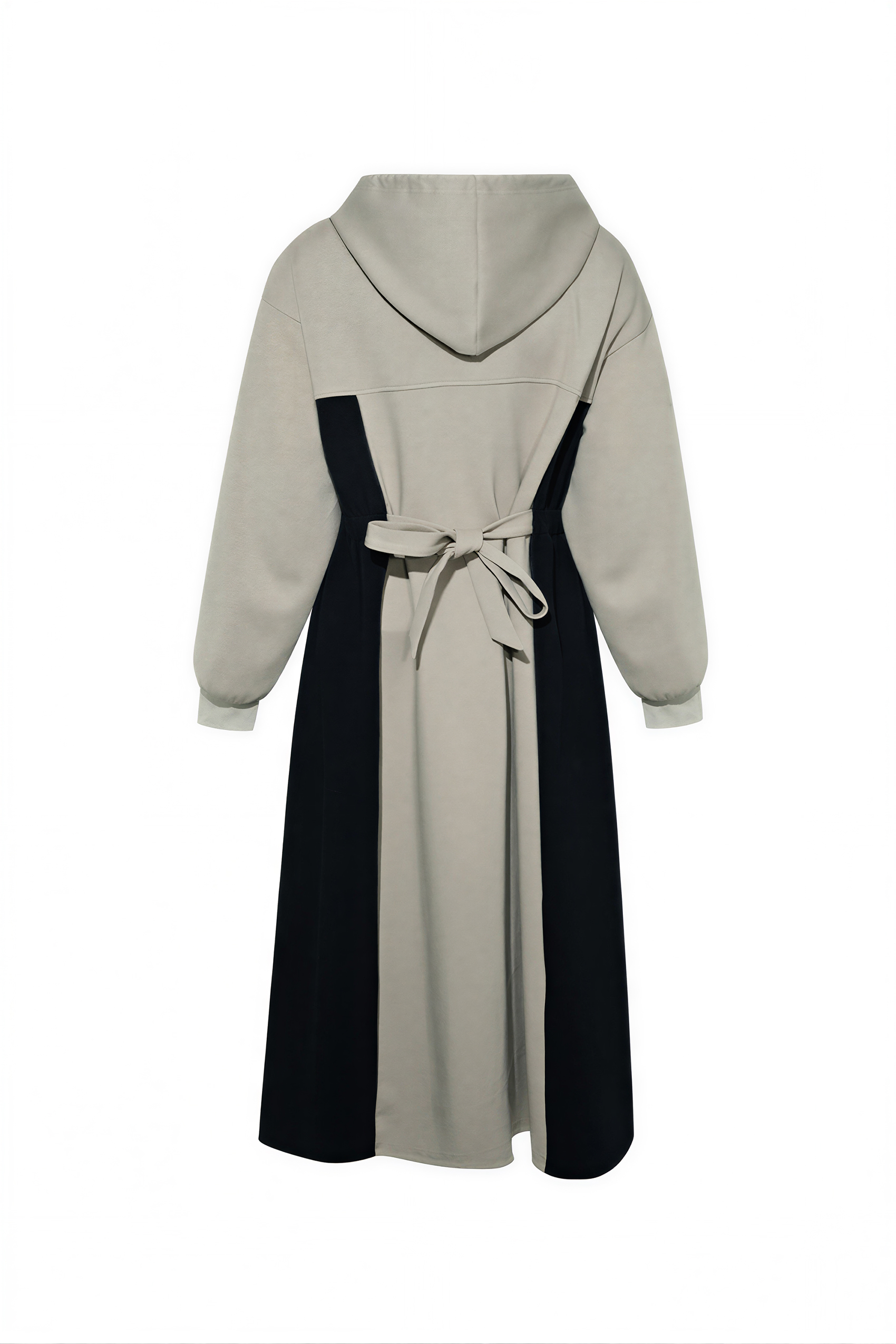 Loose-fitting, slimming, faux two-piece sweatshirt dress | LYONSENS Women's Fashion