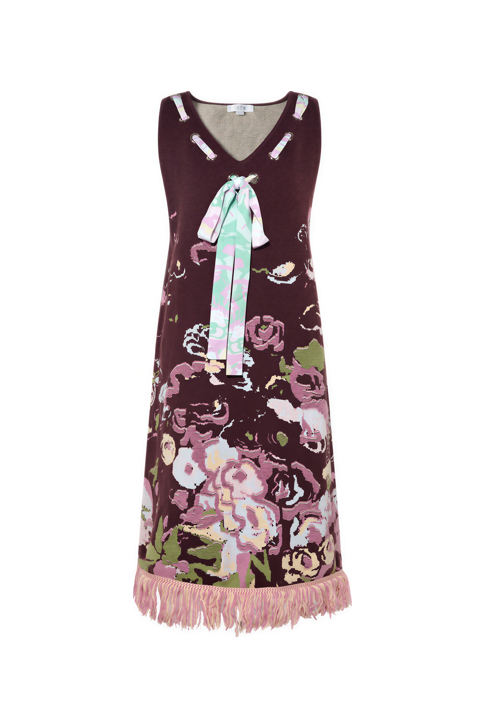 Knitted Sweater Vest Dress