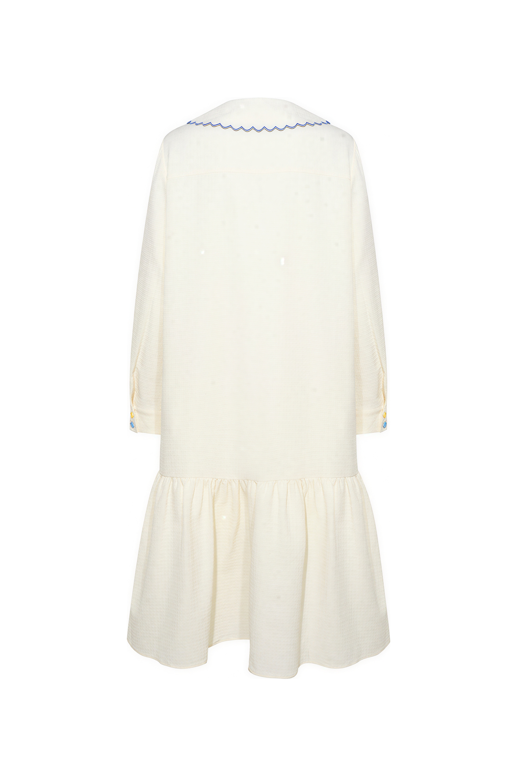 French-Inspired Long-Sleeve Shirt Dress