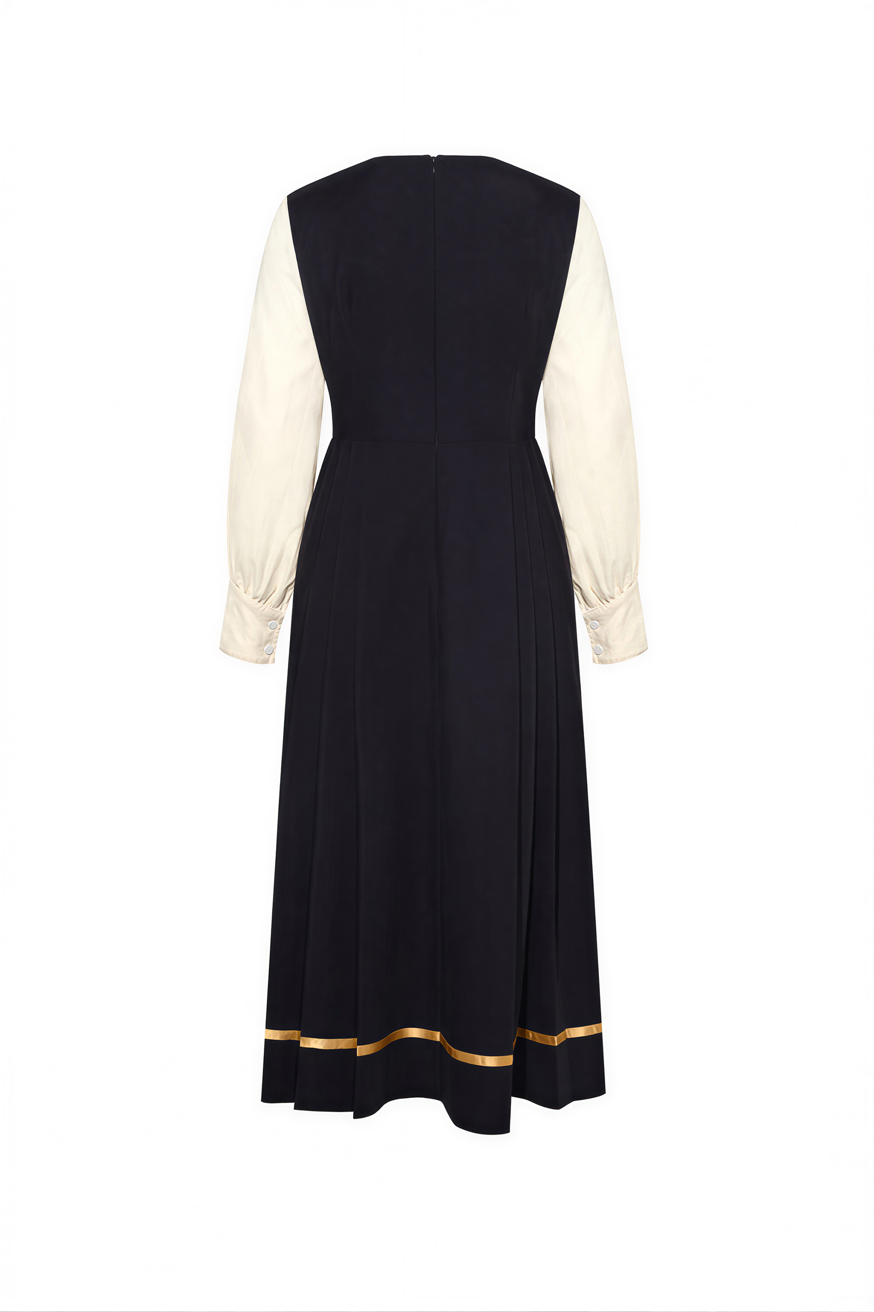 Van Gogh-Inspired Asymmetric Shirt Dress