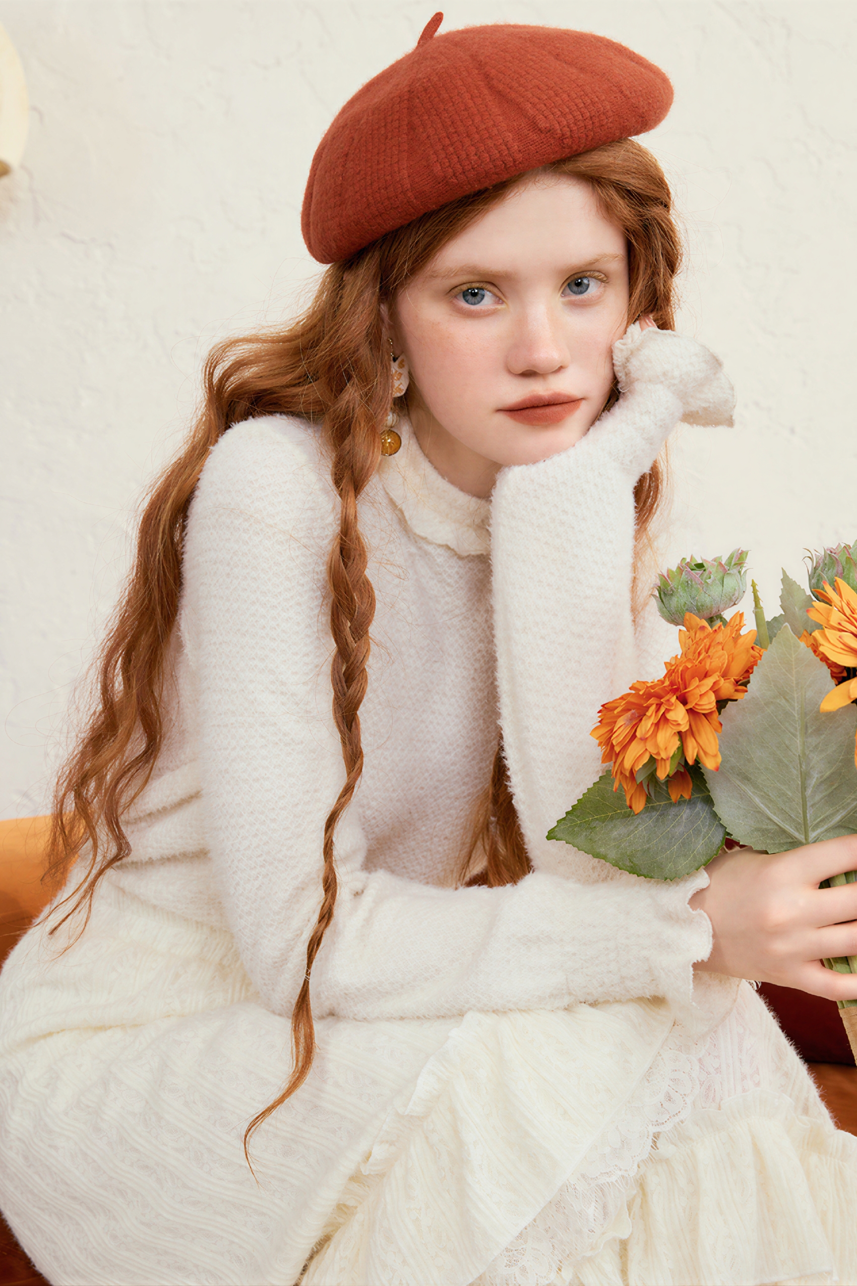 Crew neck knit base layer T-shirt