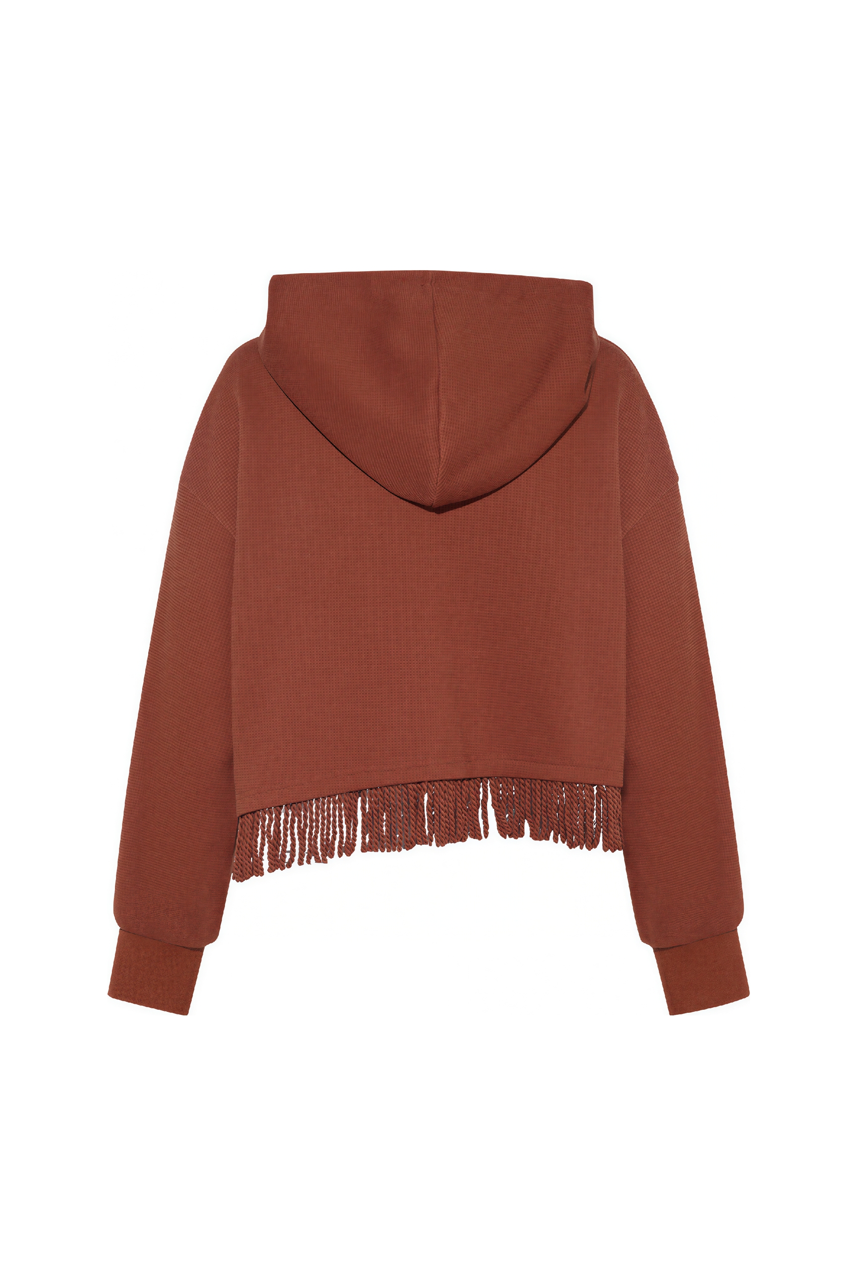 Short hooded sweatshirt