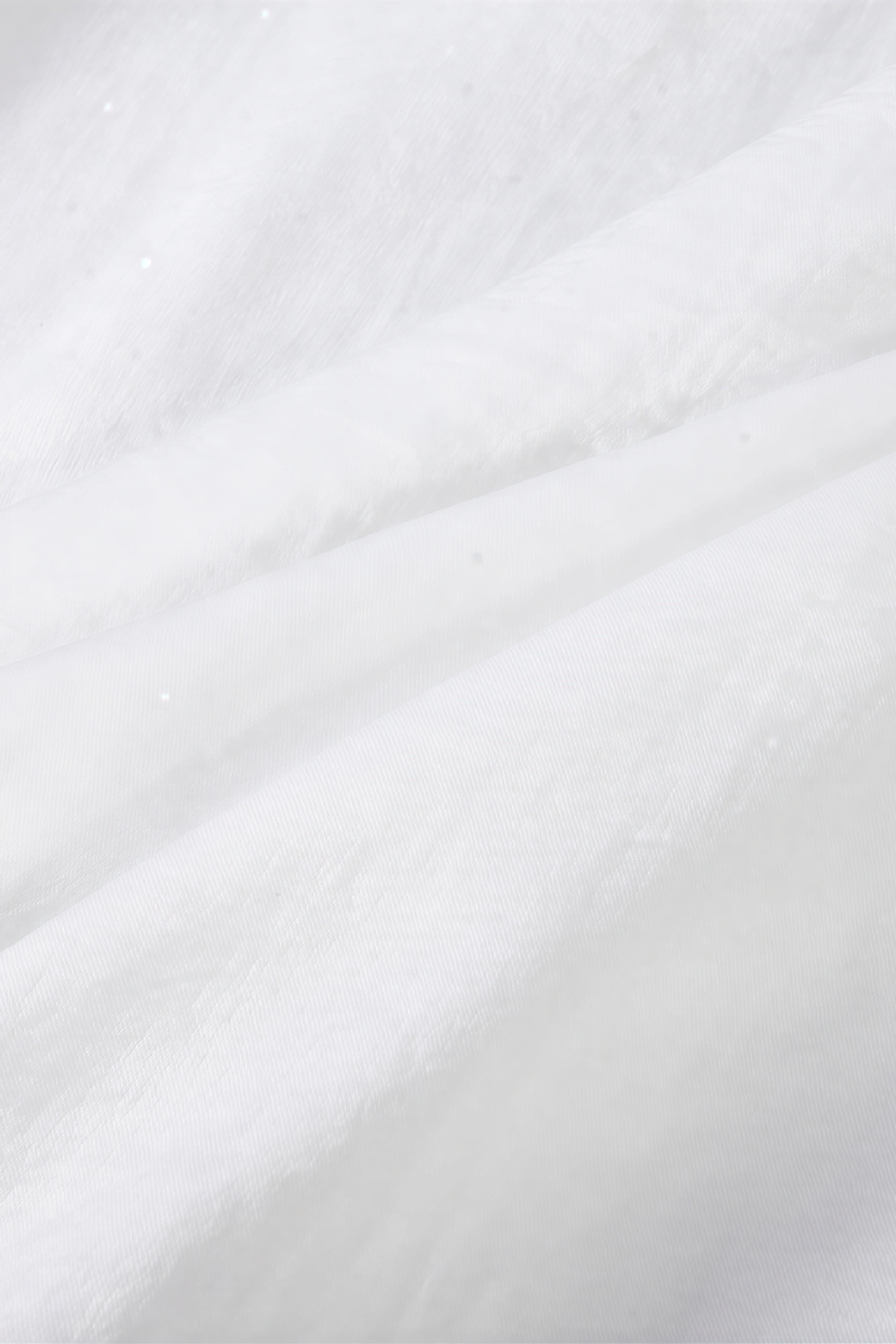 French Puff Sleeve White Blouse