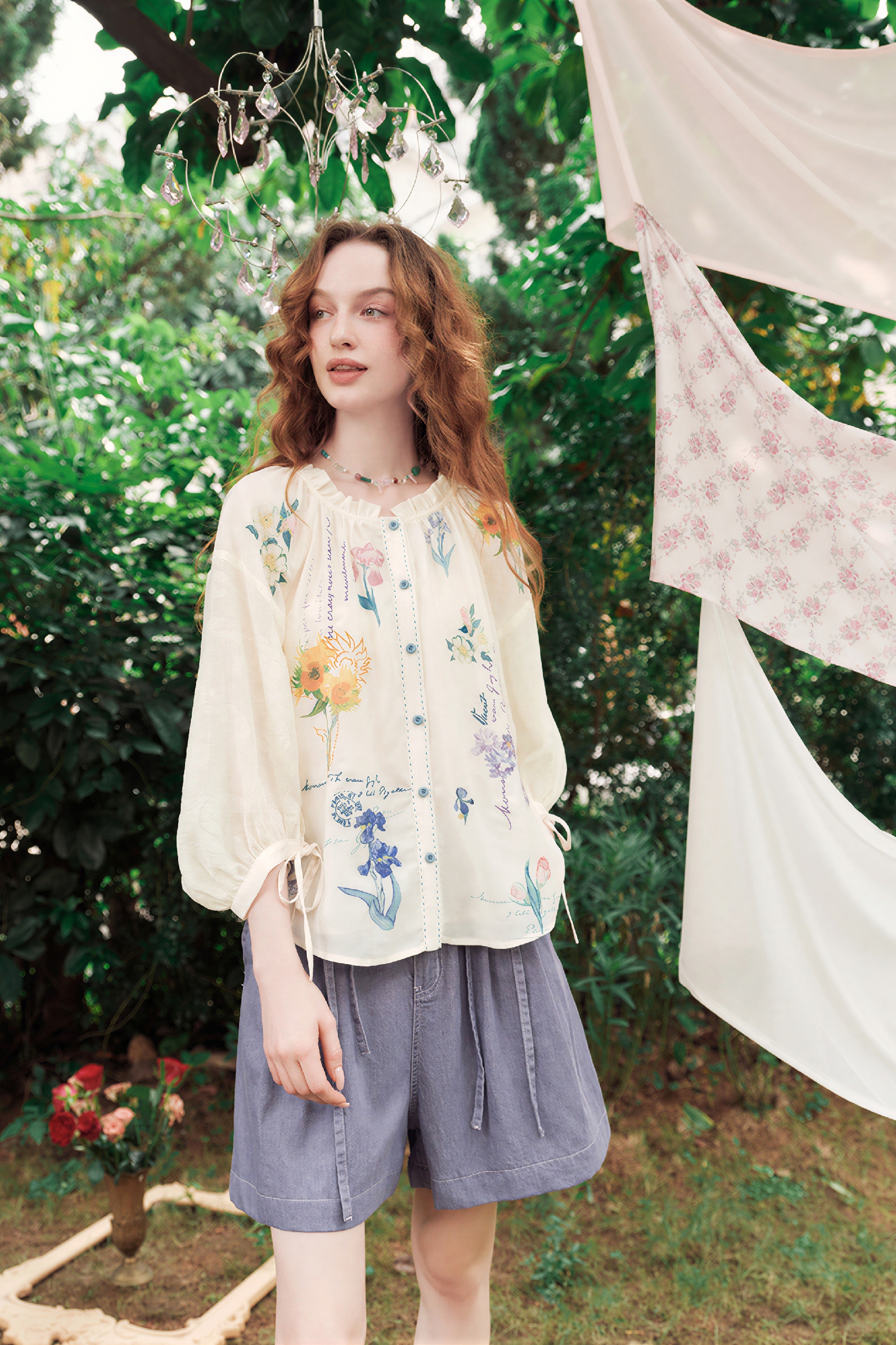 Van Gogh-Inspired Art Print Lightweight Shirt