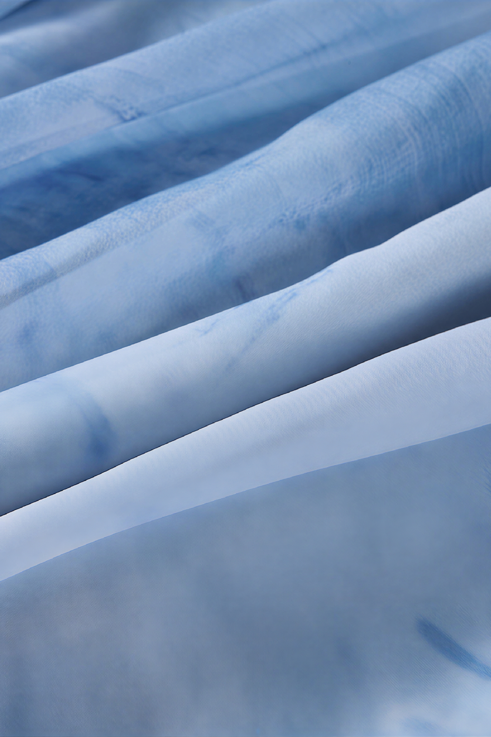 Monet-Inspired Vintage High-Waisted A-Line Skirt