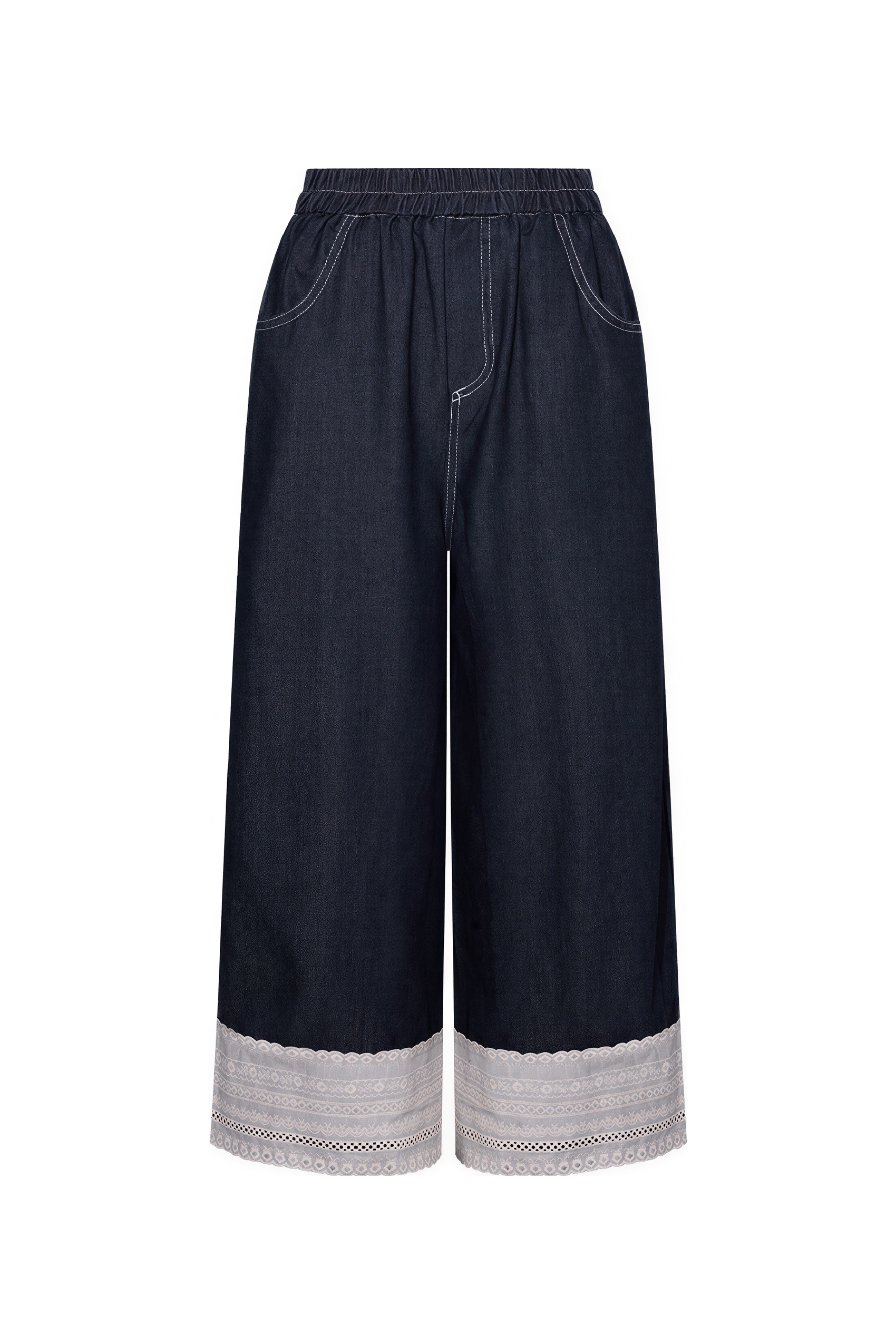 High-Waisted Vintage Straight-Leg Jeans