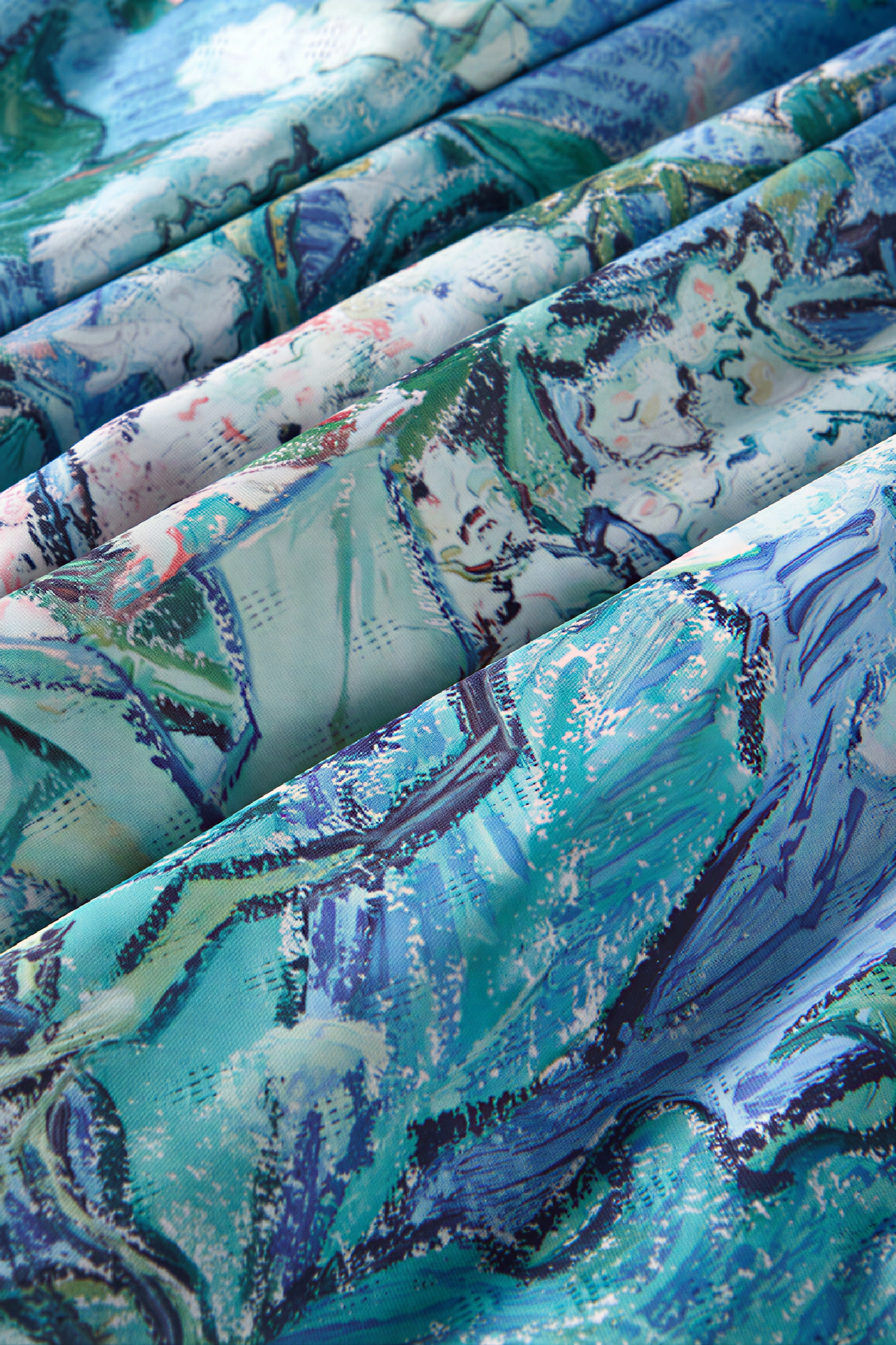 French Blue Floral Collared Dress