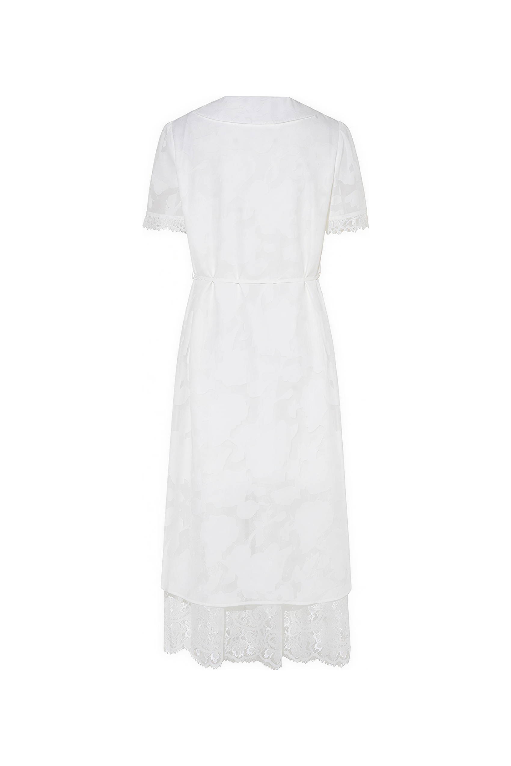 Modern Chinese-Inspired Jacquard Dress-LYONSENS