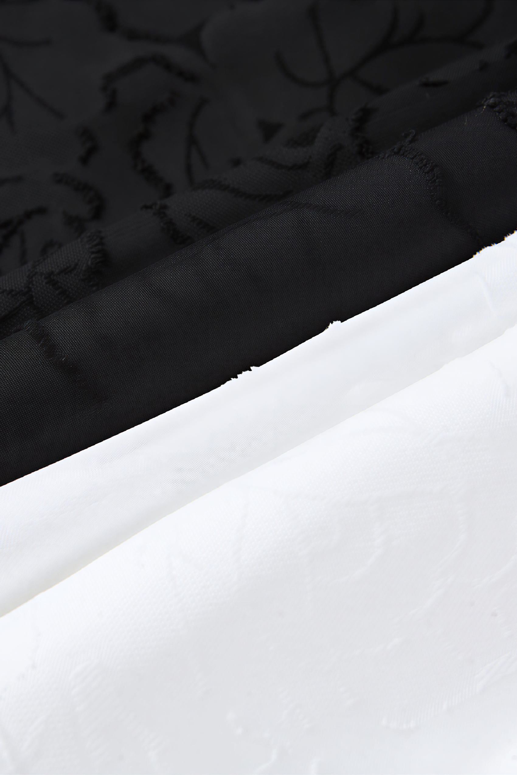 Modern Chinese-Inspired Jacquard Dress-LYONSENS