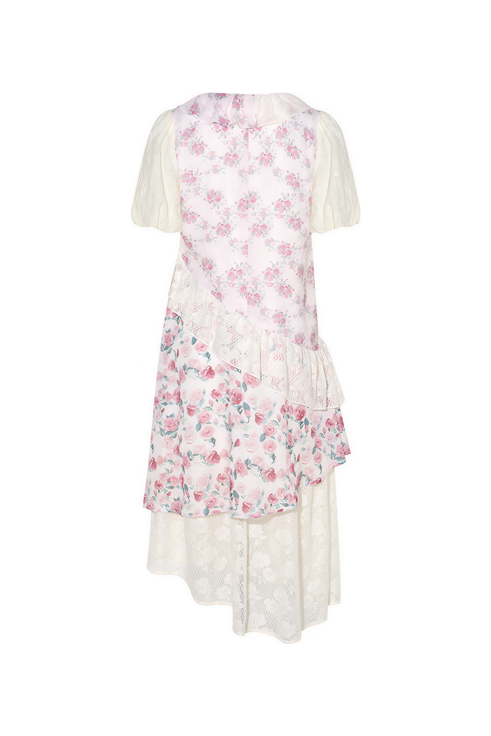 Patchwork Floral Lace Dress