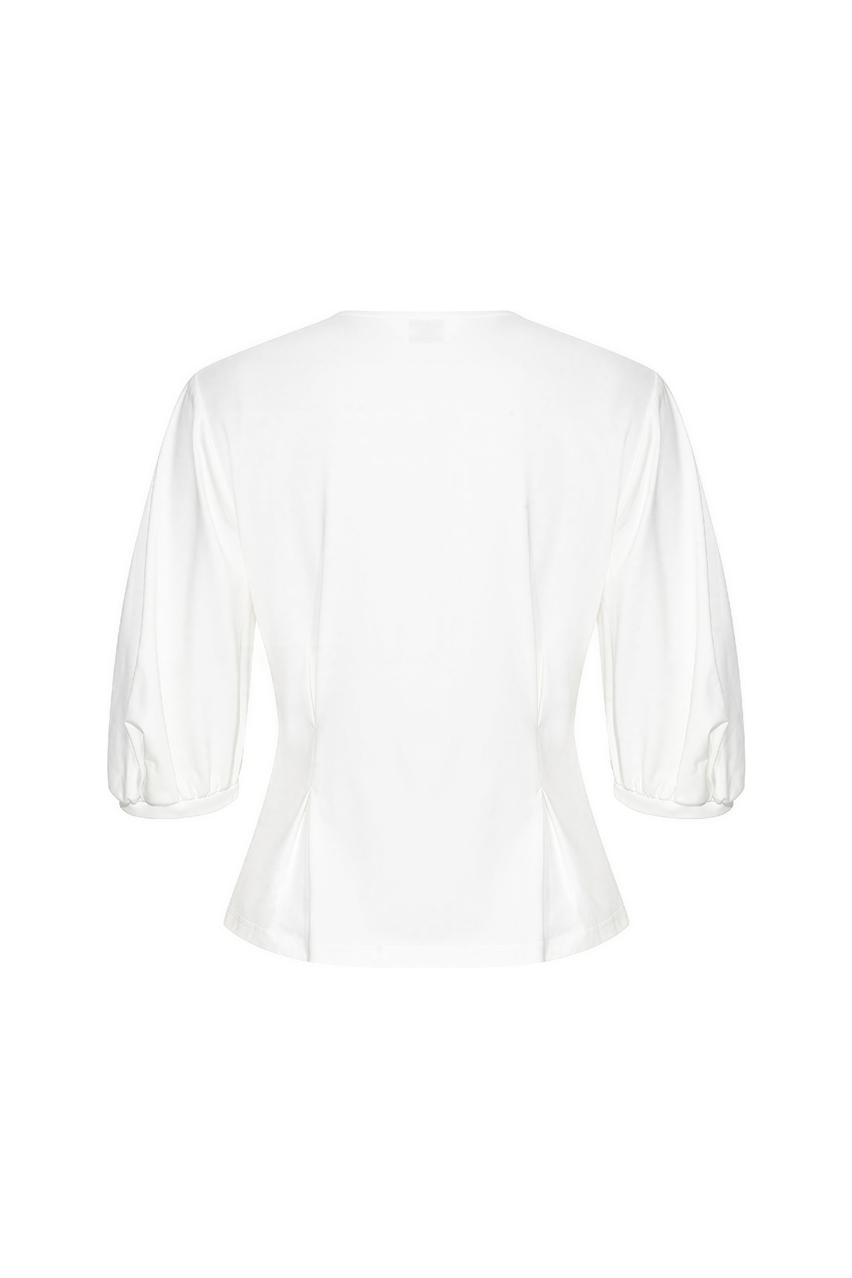 French Slim-Fit White T-Shirt