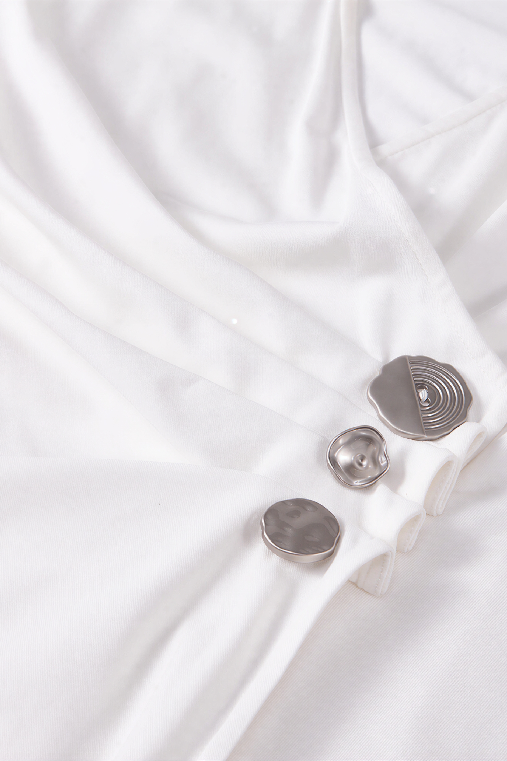 French Slim-Fit White T-Shirt